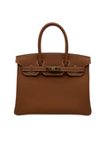 Hermès Birkin 30 Togo Gold Gold Hardware