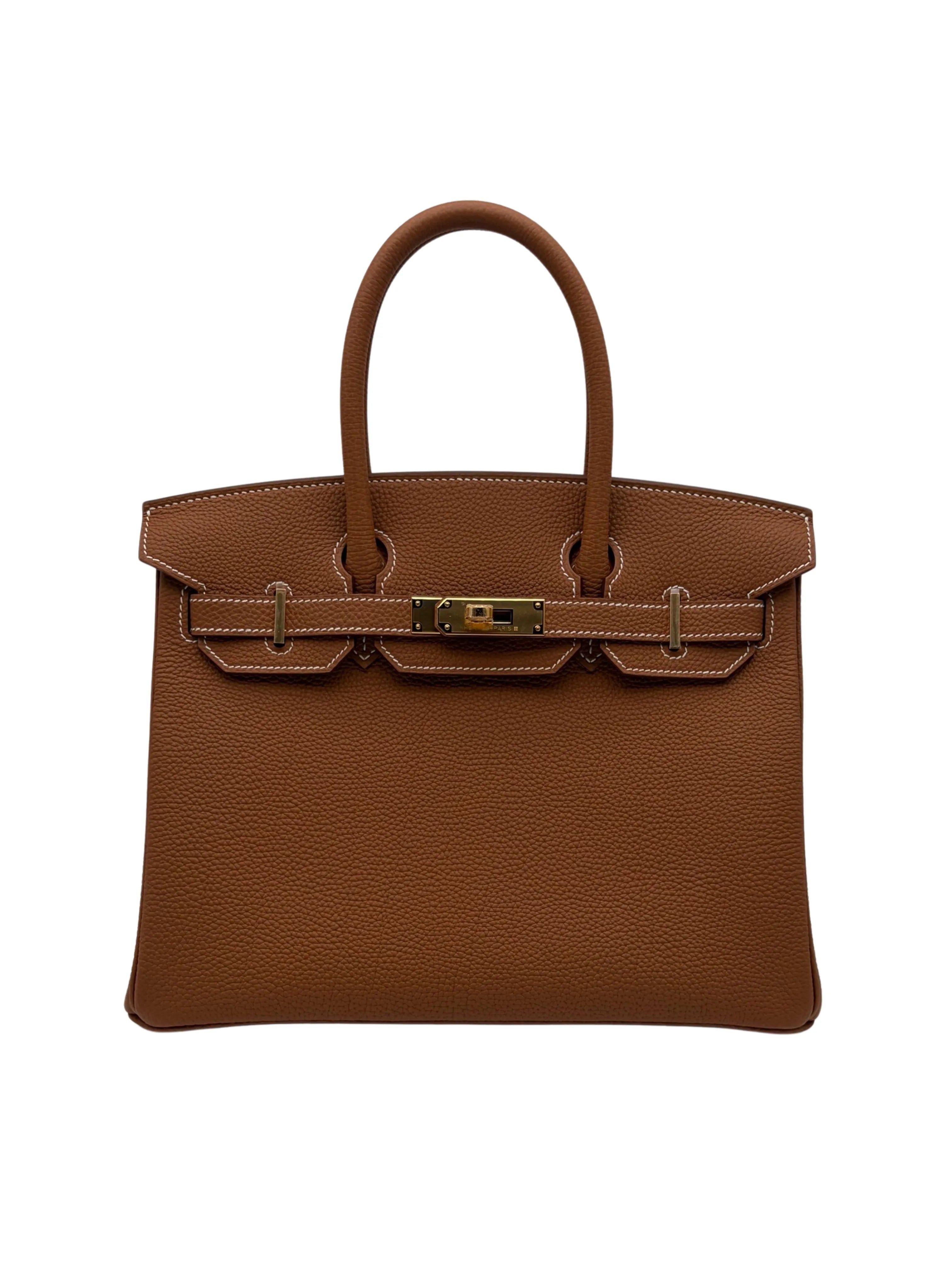Hermès Birkin 30 Togo Gold Gold Hardware