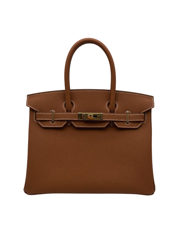Hermès Birkin 30 Togo Gold Gold Hardware