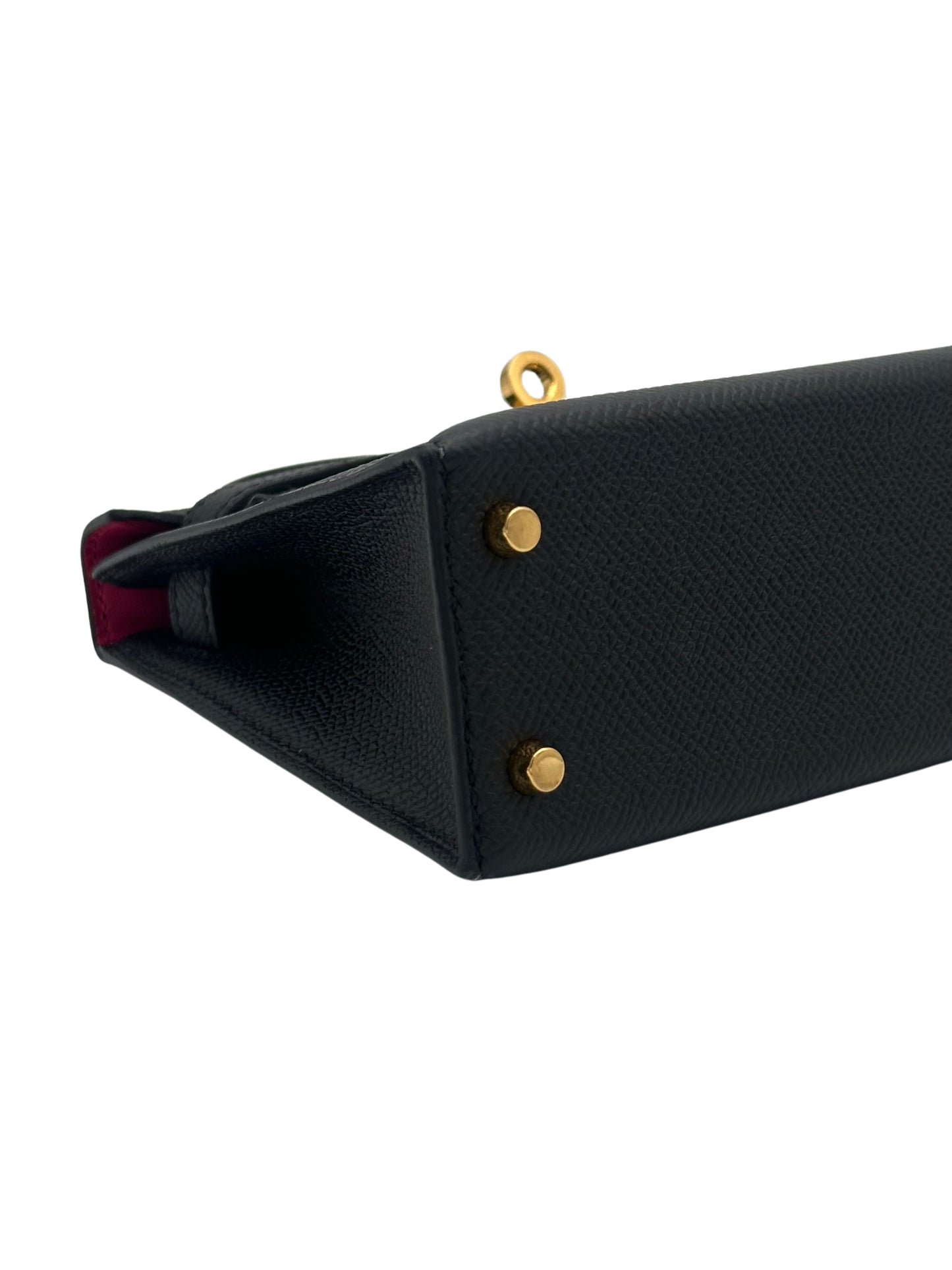 Hermès Kelly Mini HSS Epsom Black/Rose Extreme