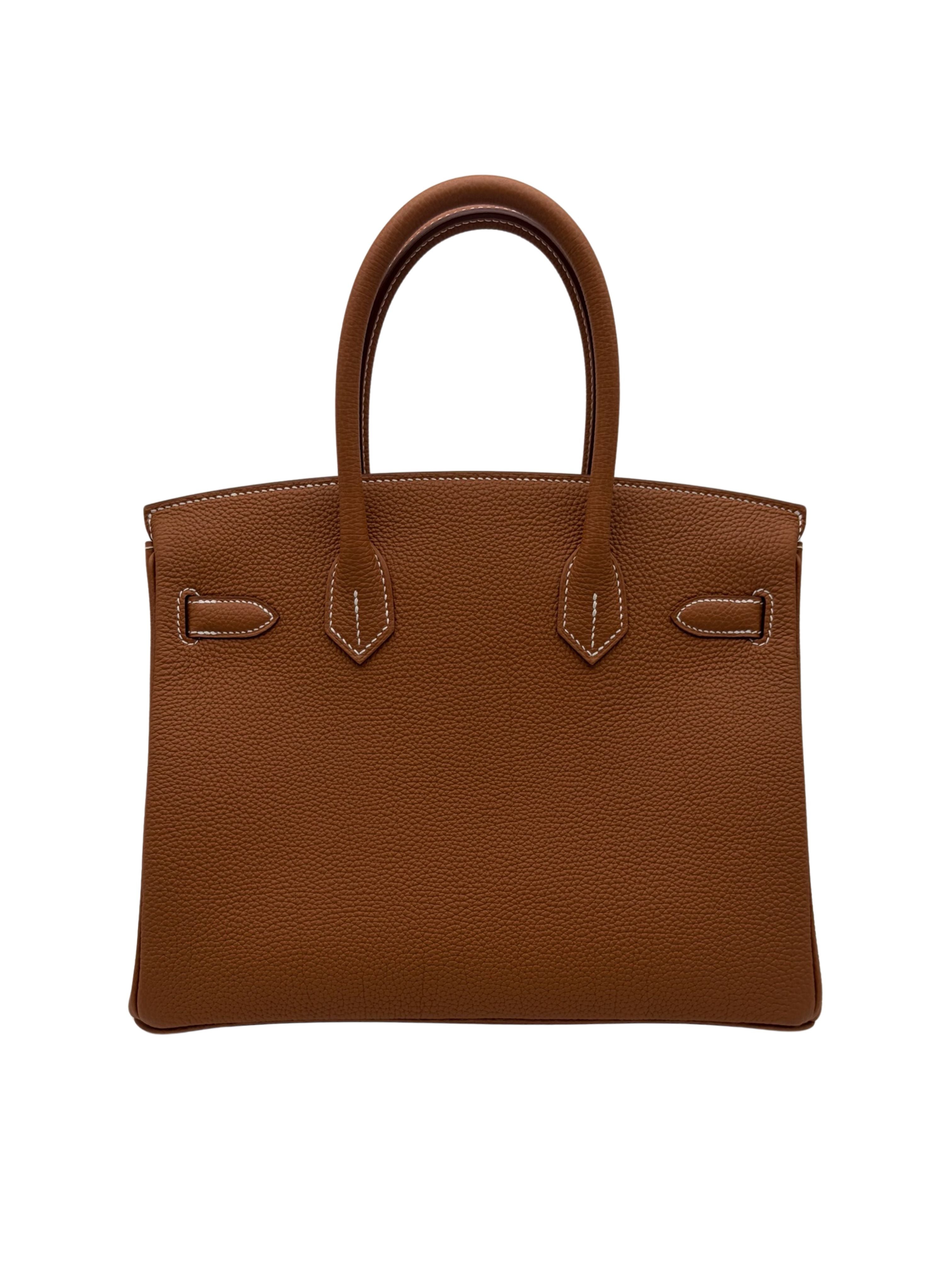 Hermès Birkin 30 Togo Gold Gold Hardware