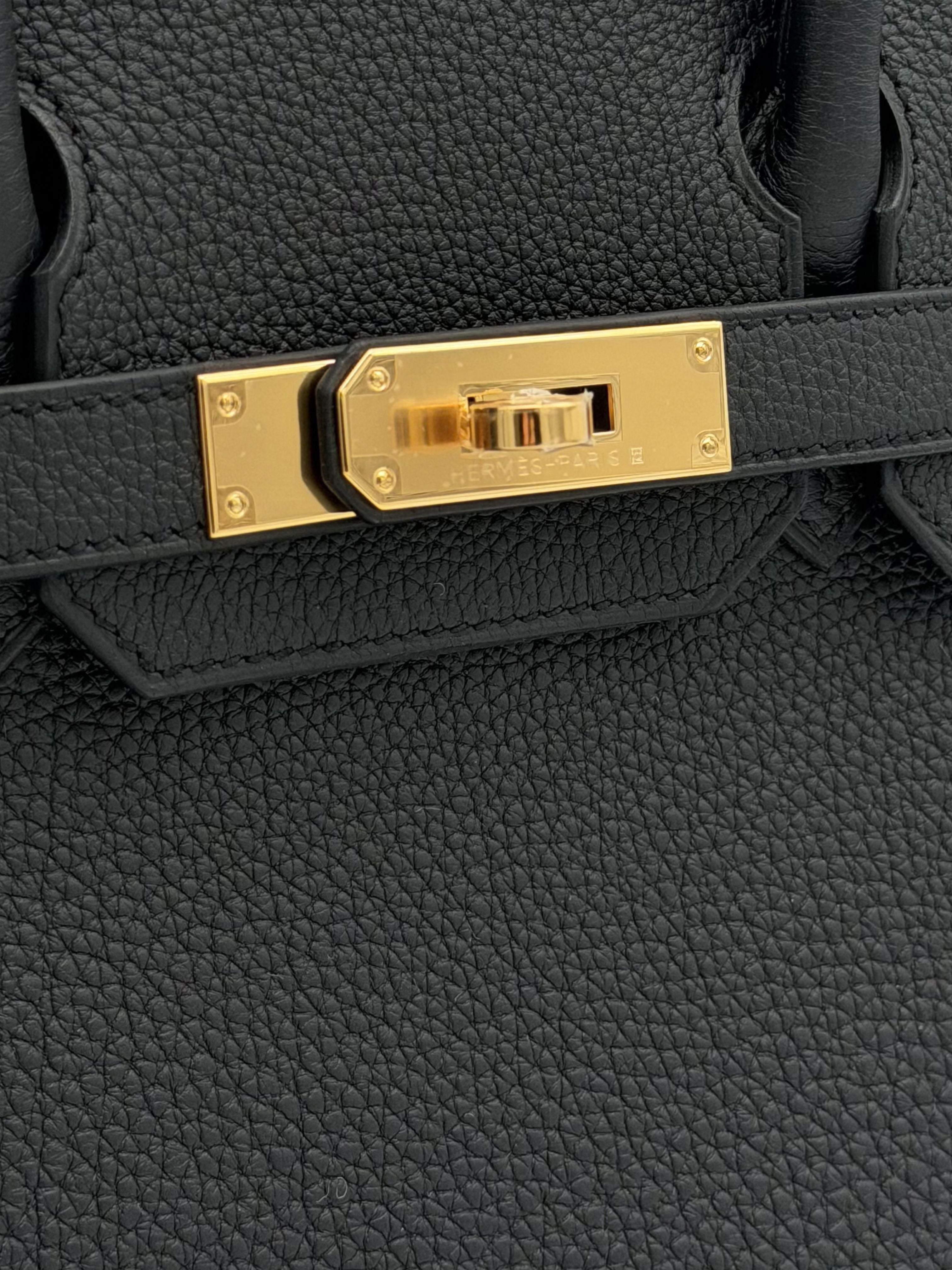 Hermès Birkin 30 Togo Black Gold Hardware