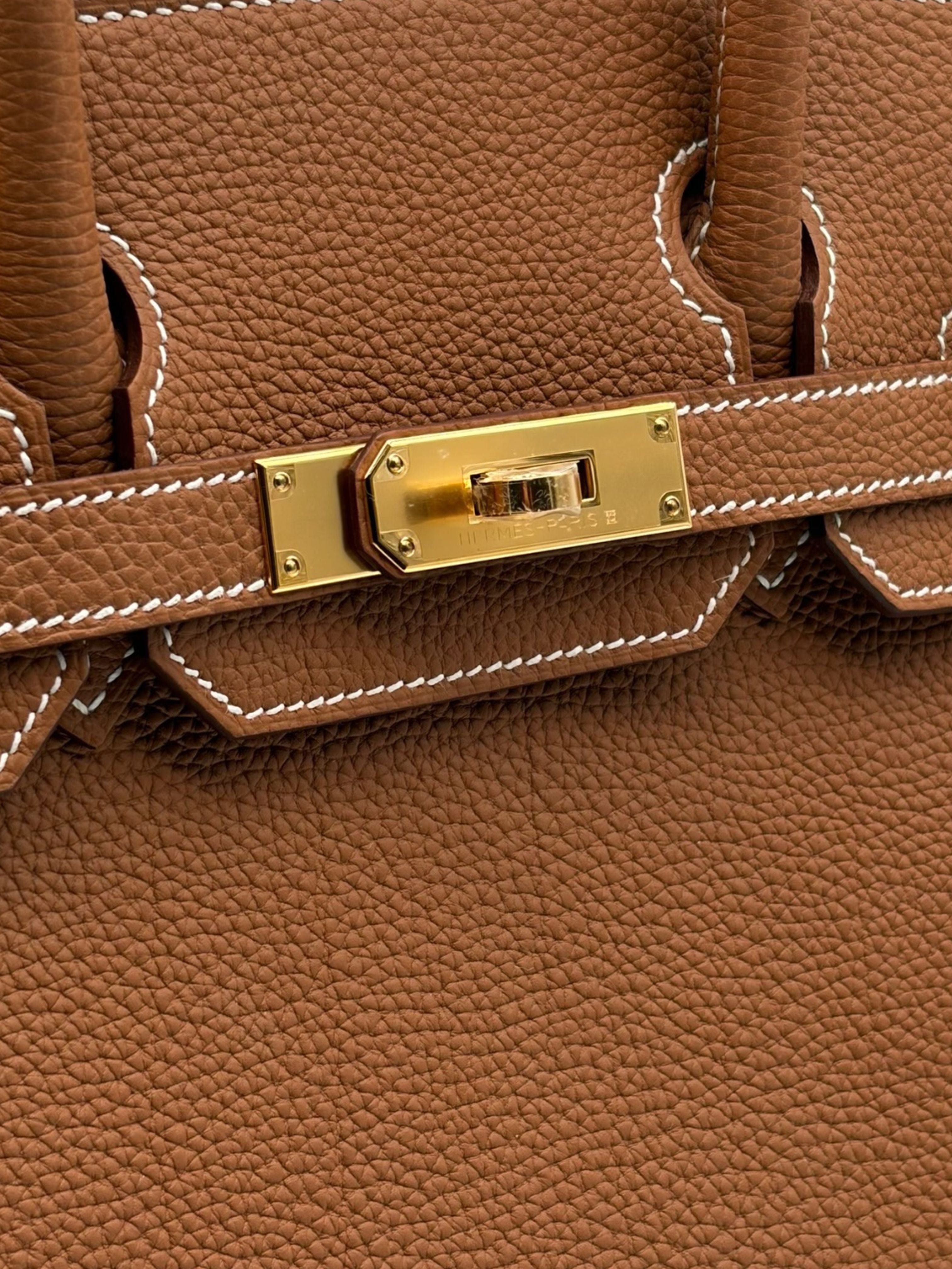 Hermès Birkin 30 Togo Gold Gold Hardware