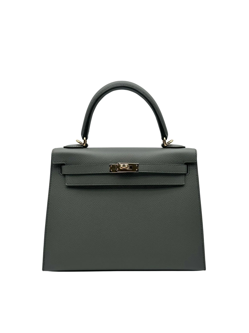Hermès Kelly 25 Epsom Vert Amande Gold Hardware