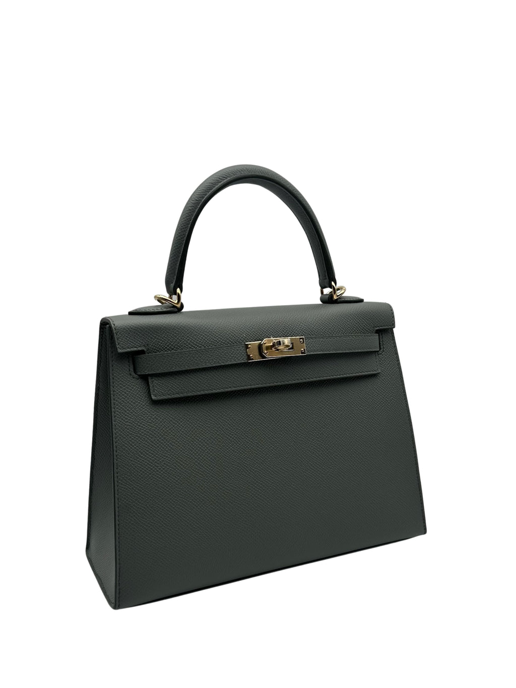Hermès Kelly 25 Epsom Vert Amande Gold Hardware