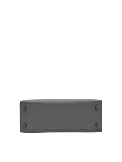 Hermès Kelly 25 Epsom Blue Glacier Gold Hardware