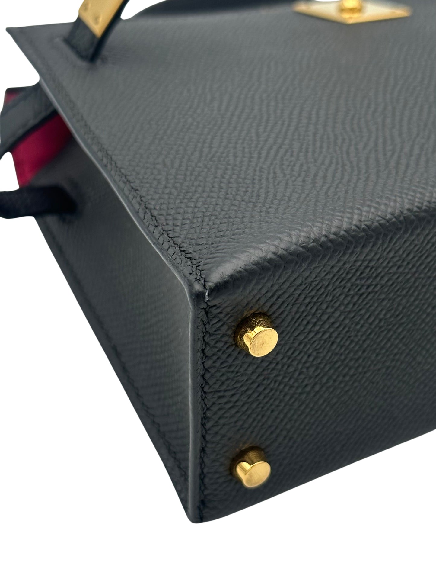 Hermès Kelly Mini HSS Epsom Black/Rose Extreme