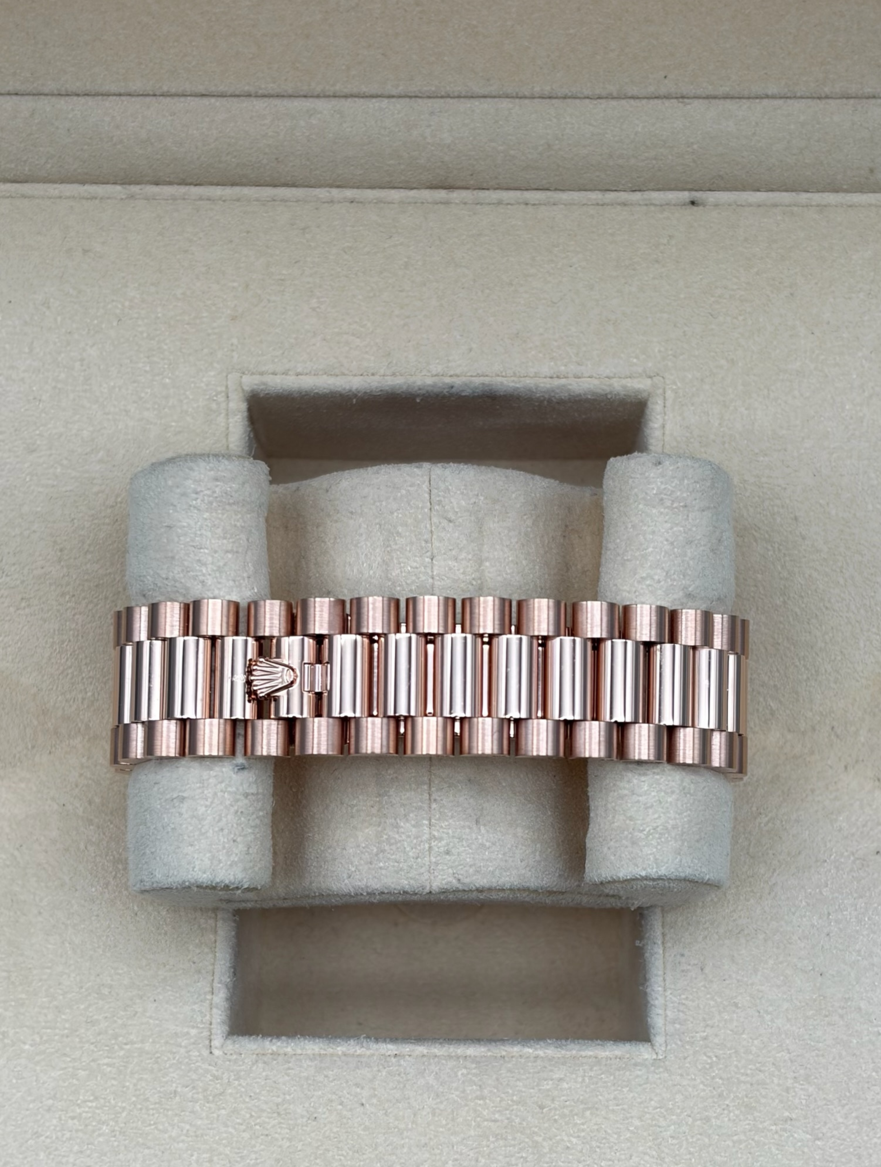 Rolex Day Date 40mm Rose Gold Black Ombre Dial RBR