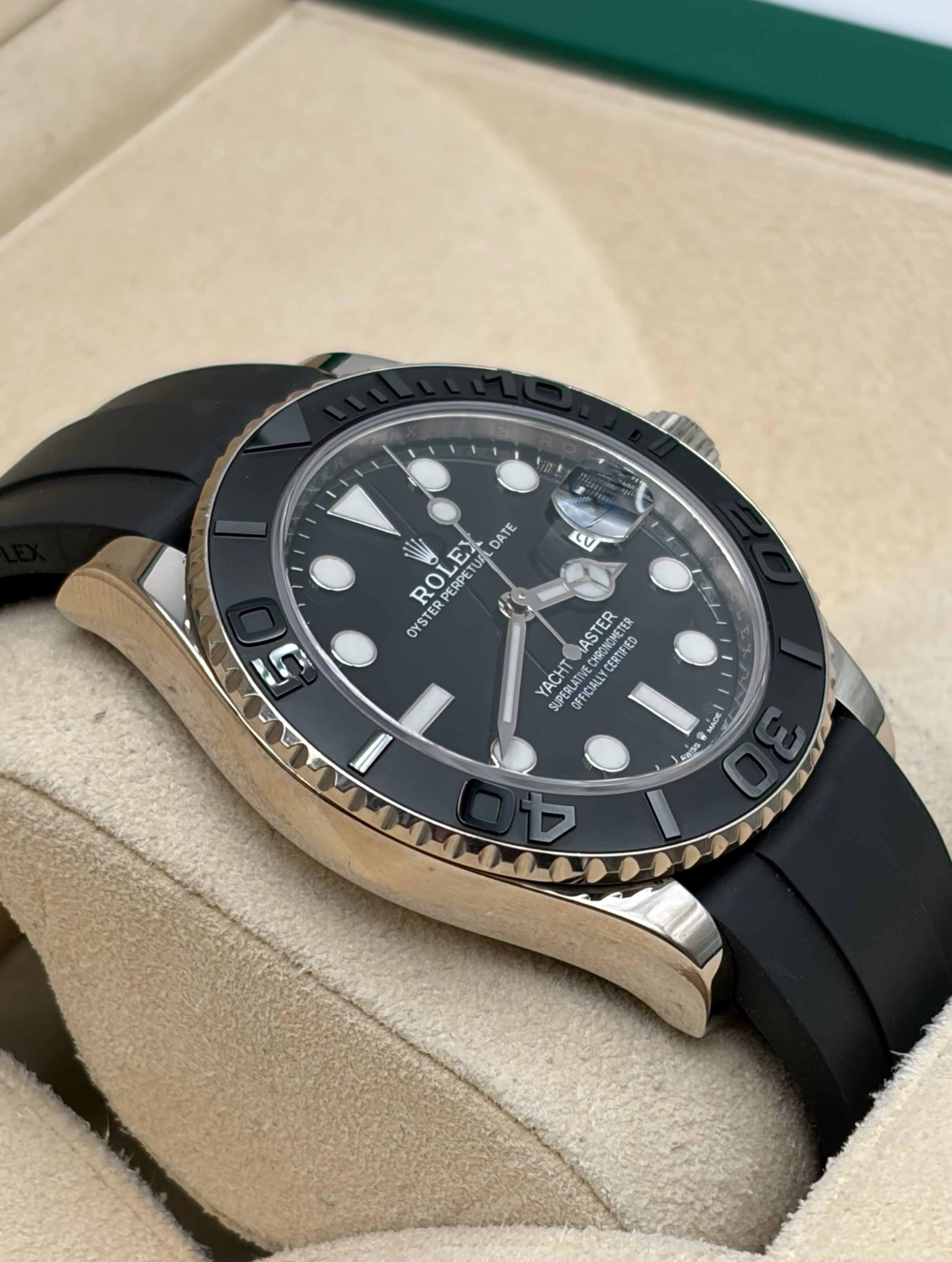 Rolex Yacht-Master 42mm Oysterflex White Gold