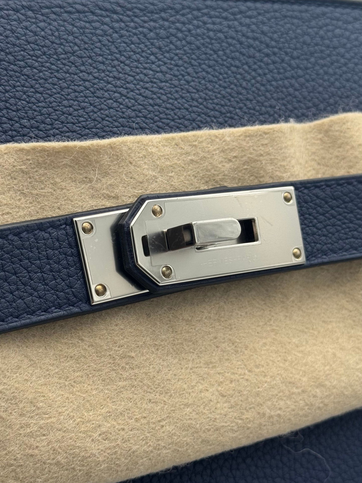 Hermès Hac A Dos GM Togo Blue Navy
