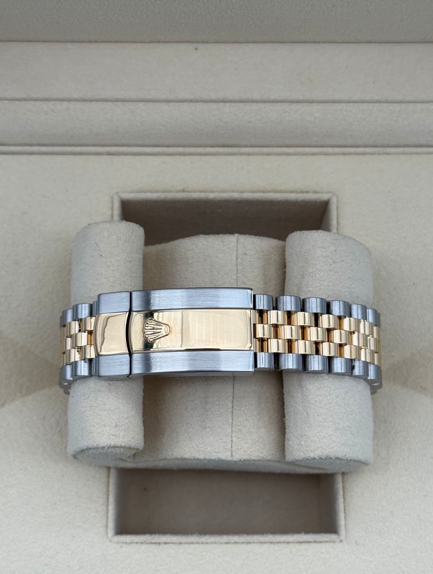 Rolex Datejust 36mm Steel/Gold Palm Dial