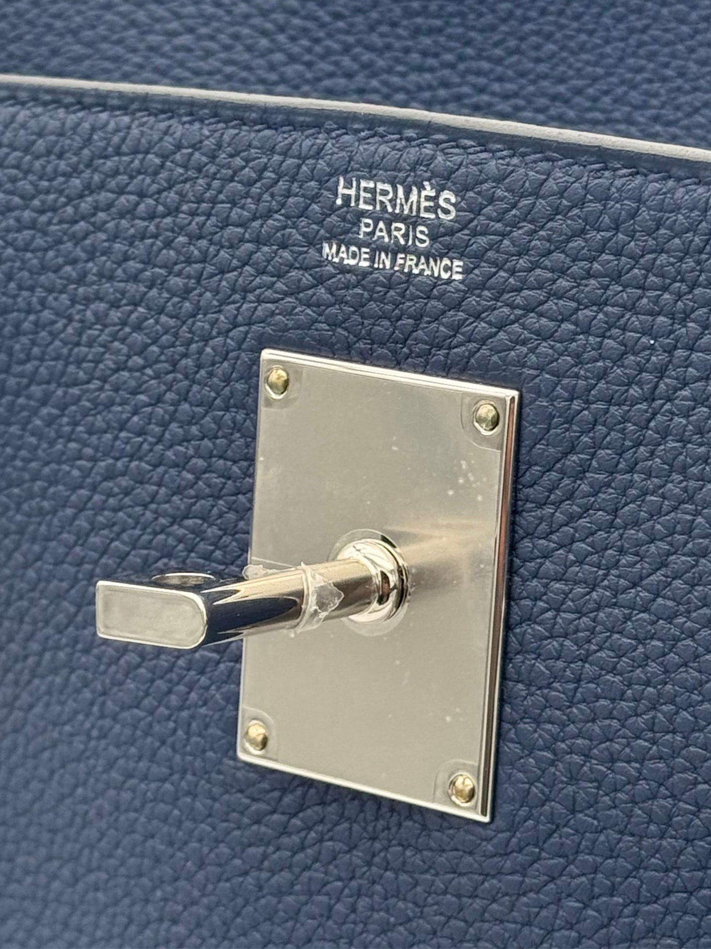Hermès Hac A Dos GM Togo Blue Navy