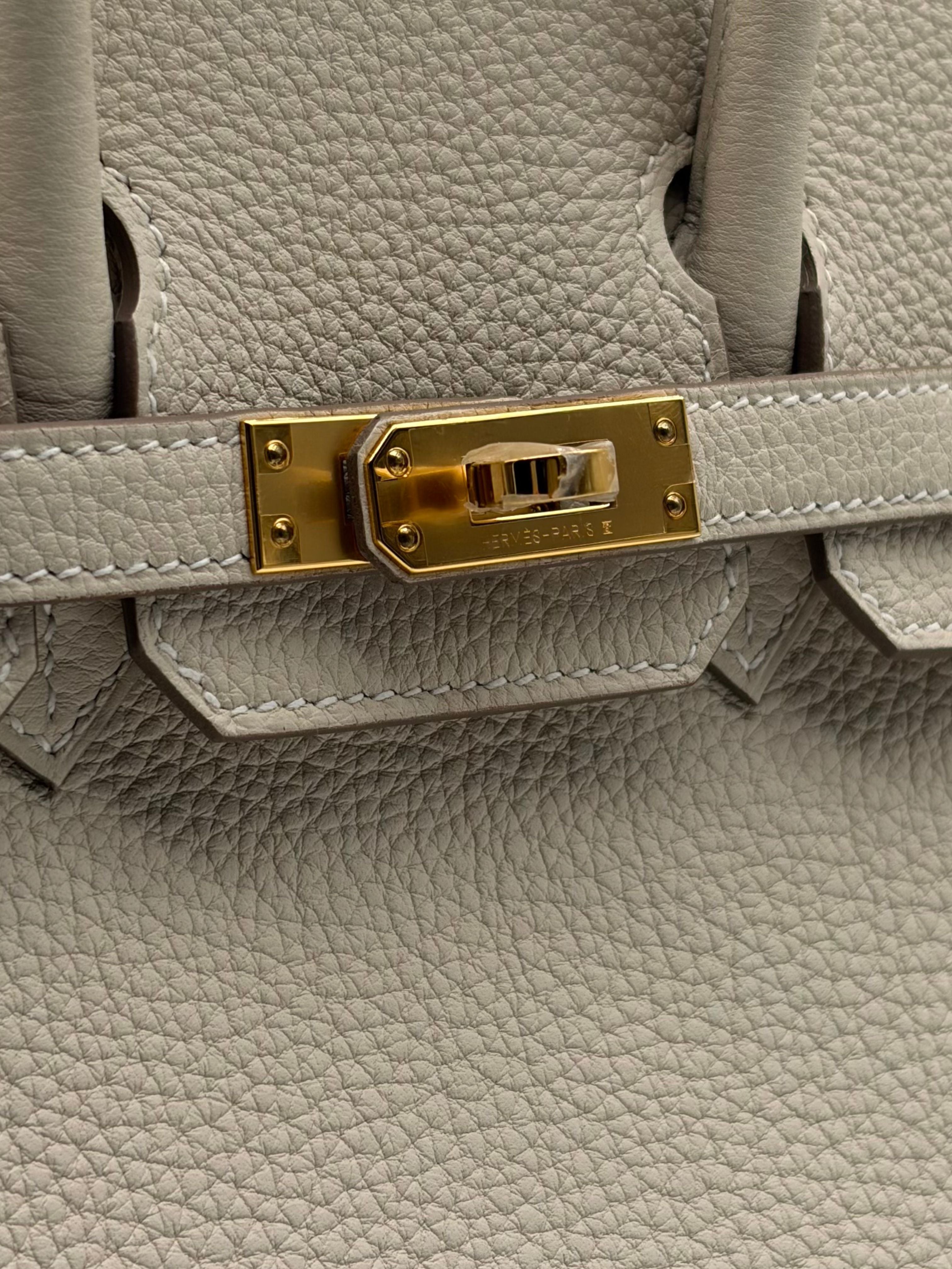 Hermès Birkin 25 Togo Craie Gold Hardware