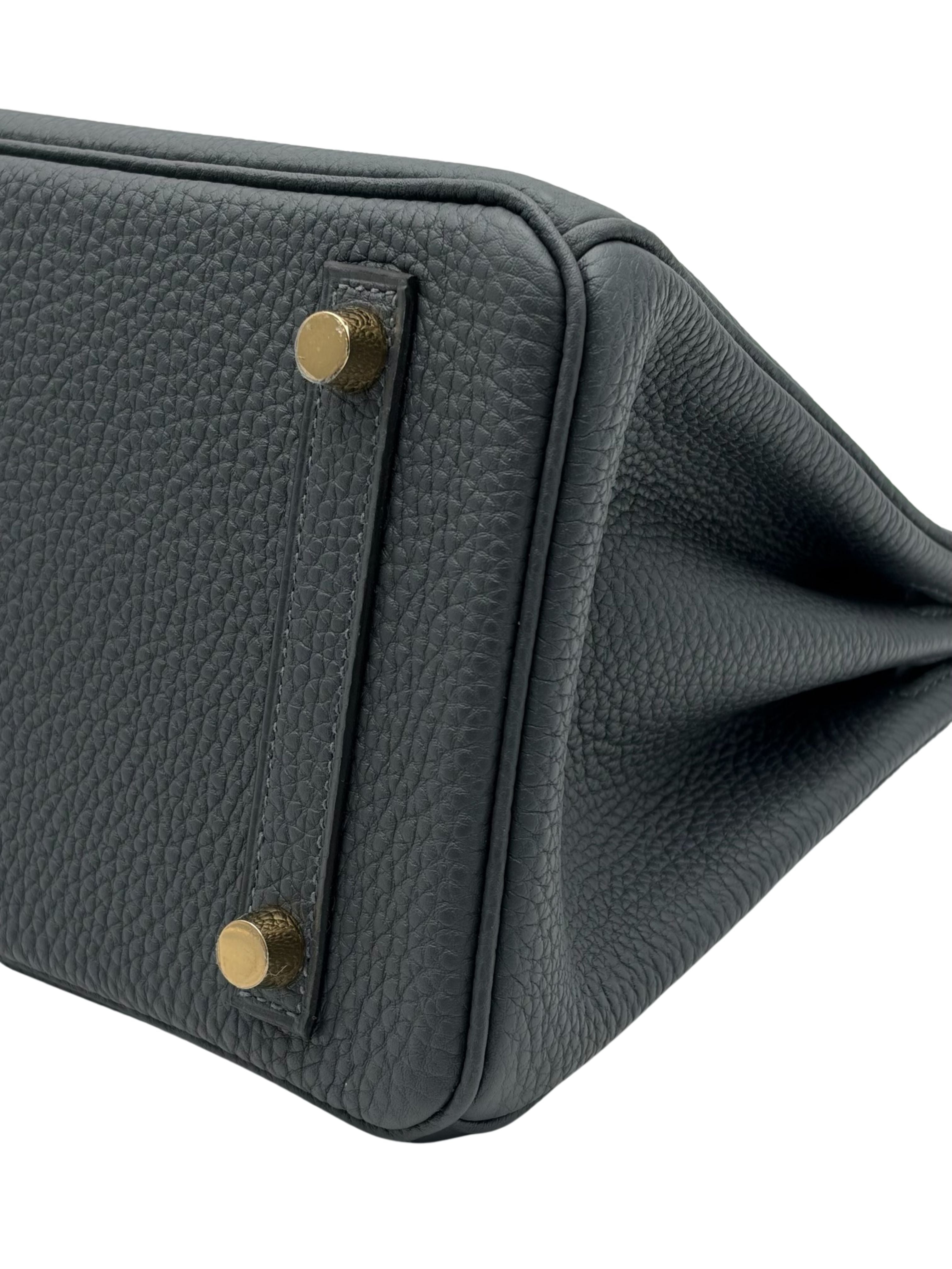 Hermès Birkin 25 Togo Gris Misty Gold Hardware