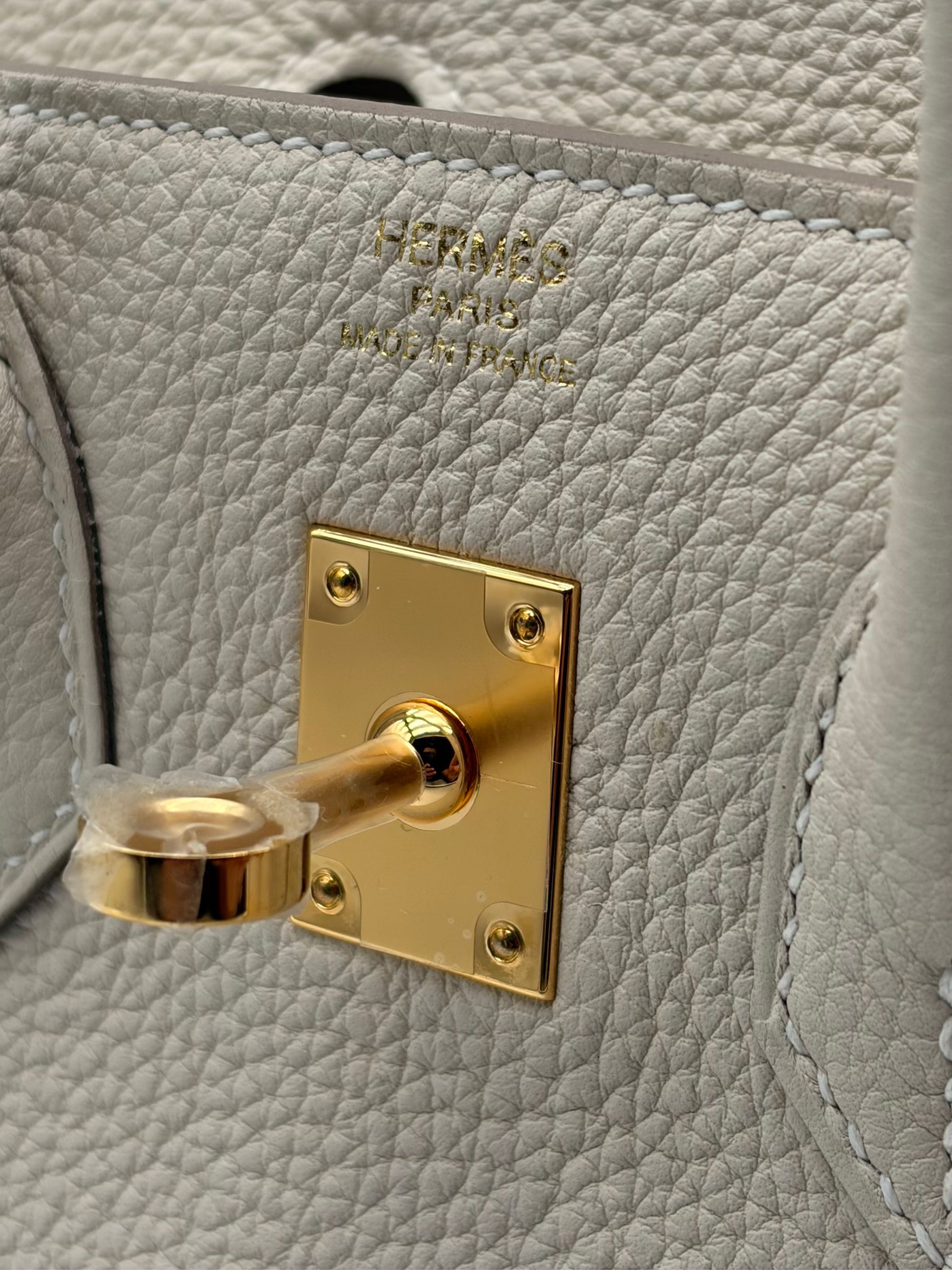Hermès Birkin 25 Togo Craie Gold Hardware