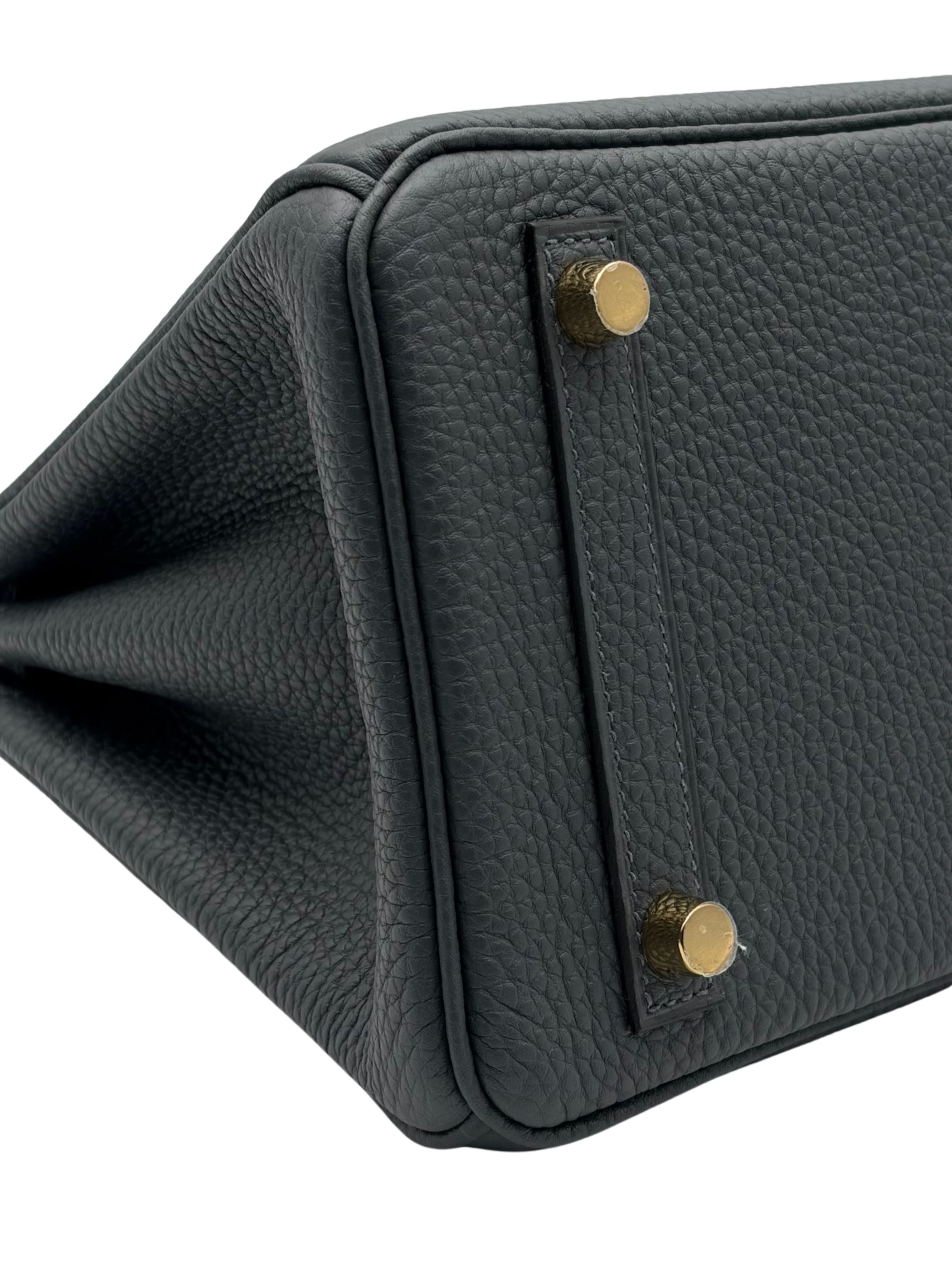 Hermès Birkin 25 Togo Gris Misty Gold Hardware