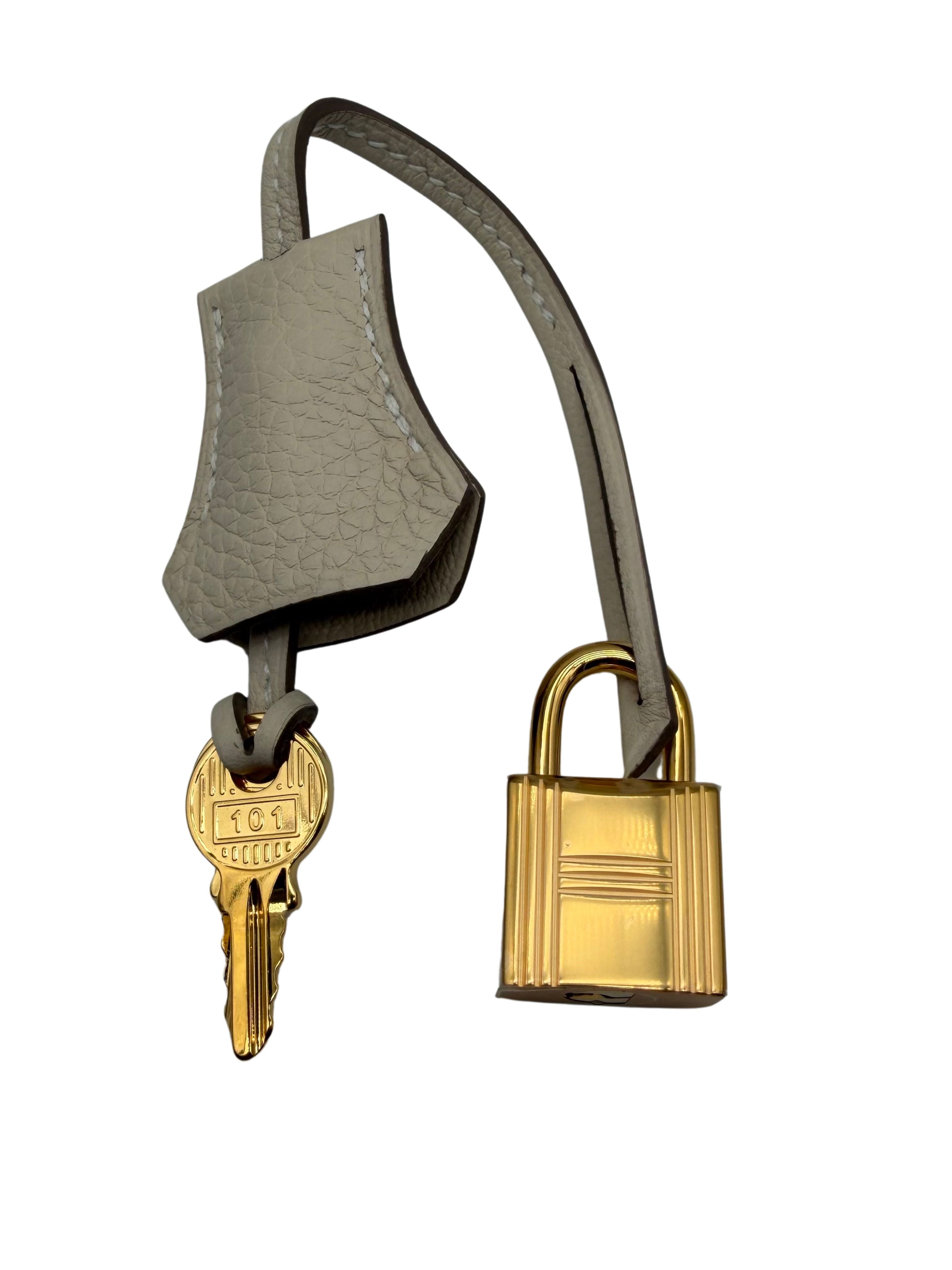 Hermès Birkin 25 Togo Craie Gold Hardware