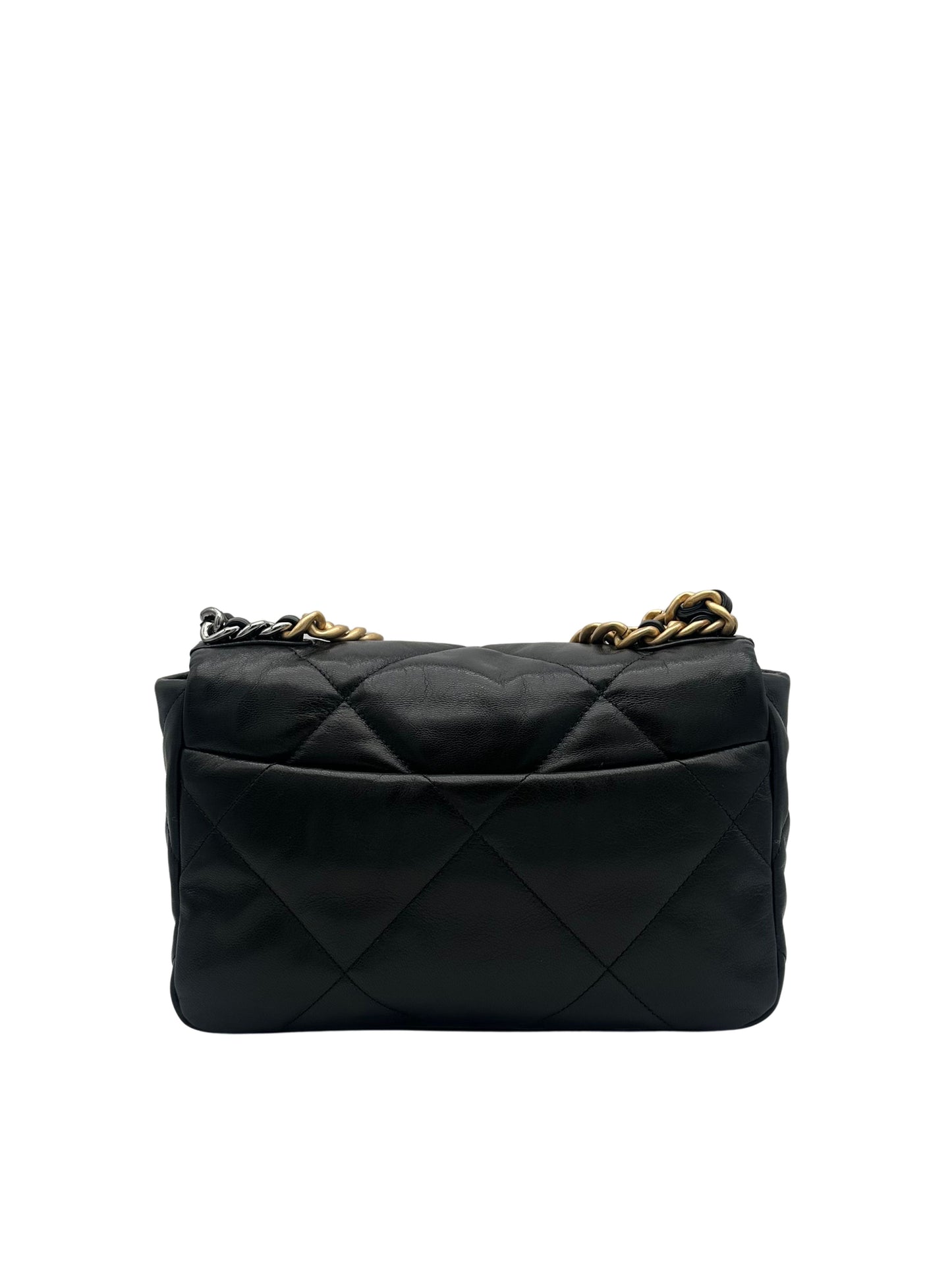 Chanel 19 Small Black Lambskin