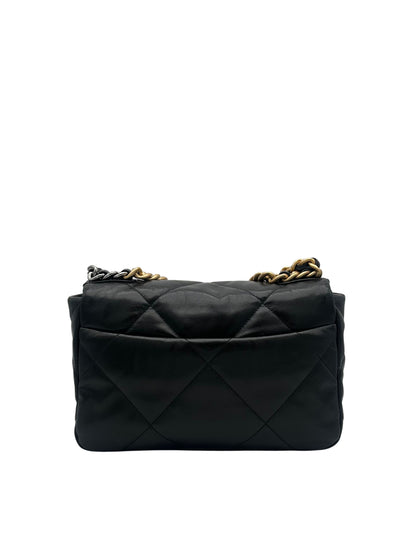 Chanel 19 Small Black Lambskin