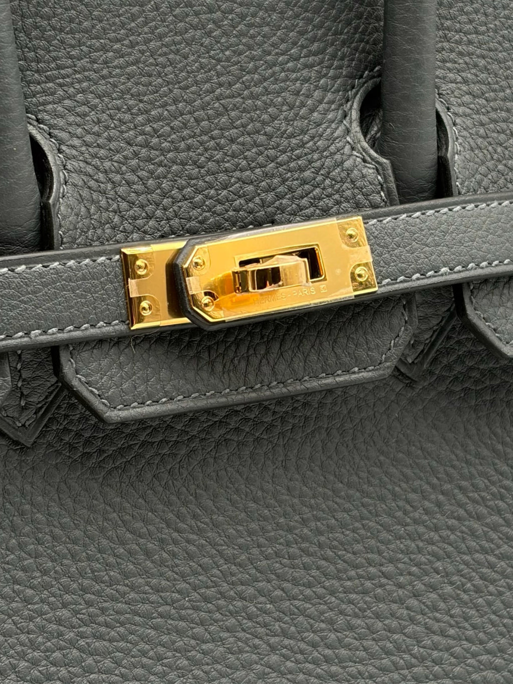 Hermès Birkin 25 Togo Gris Misty Gold Hardware