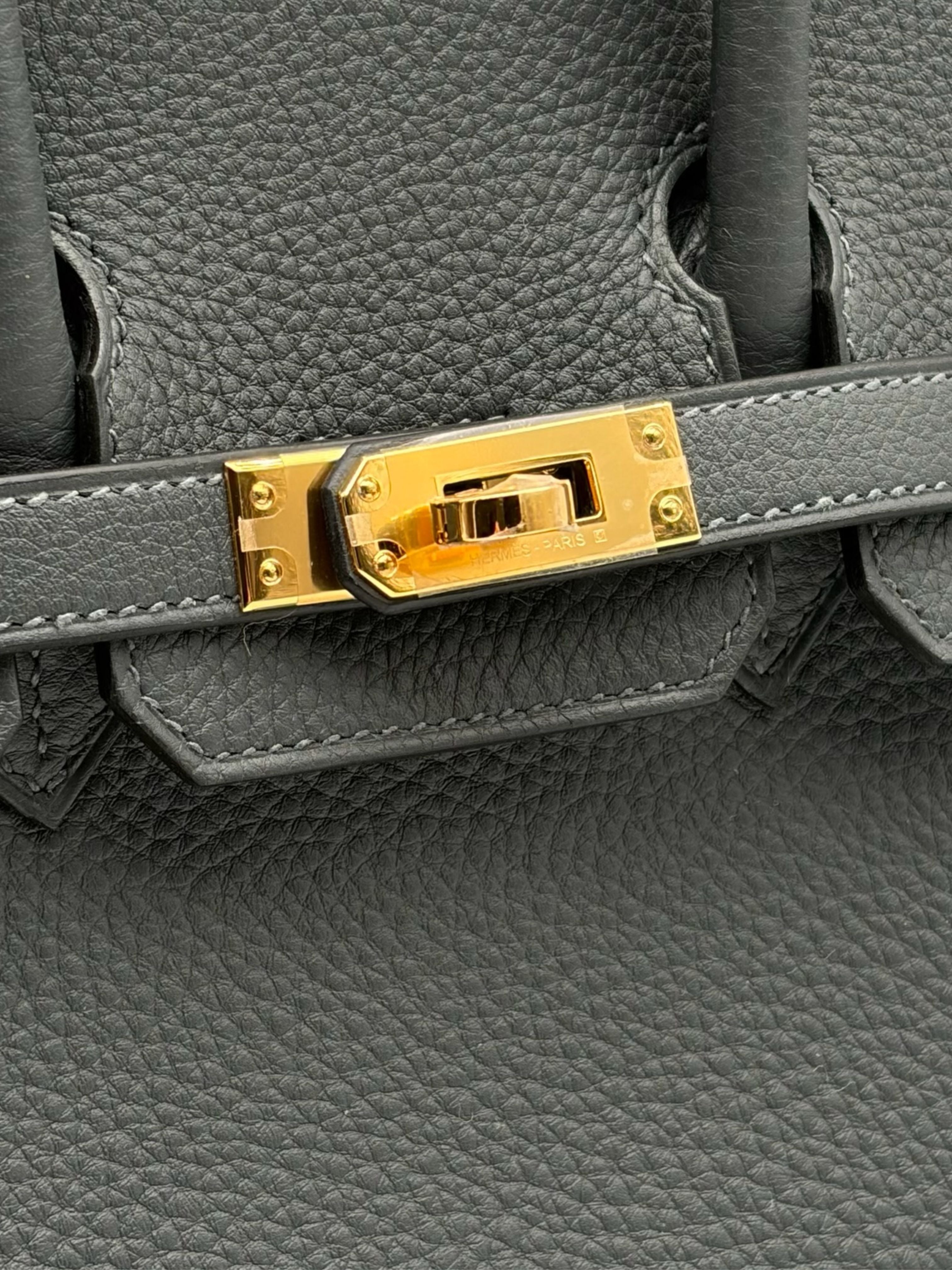 Hermès Birkin 25 Togo Gris Misty Gold Hardware