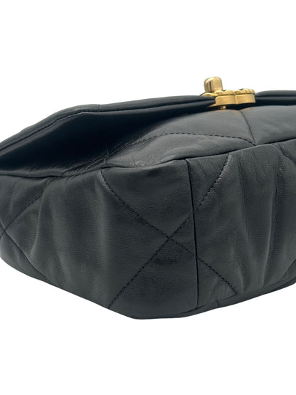 Chanel 19 Small Black Lambskin