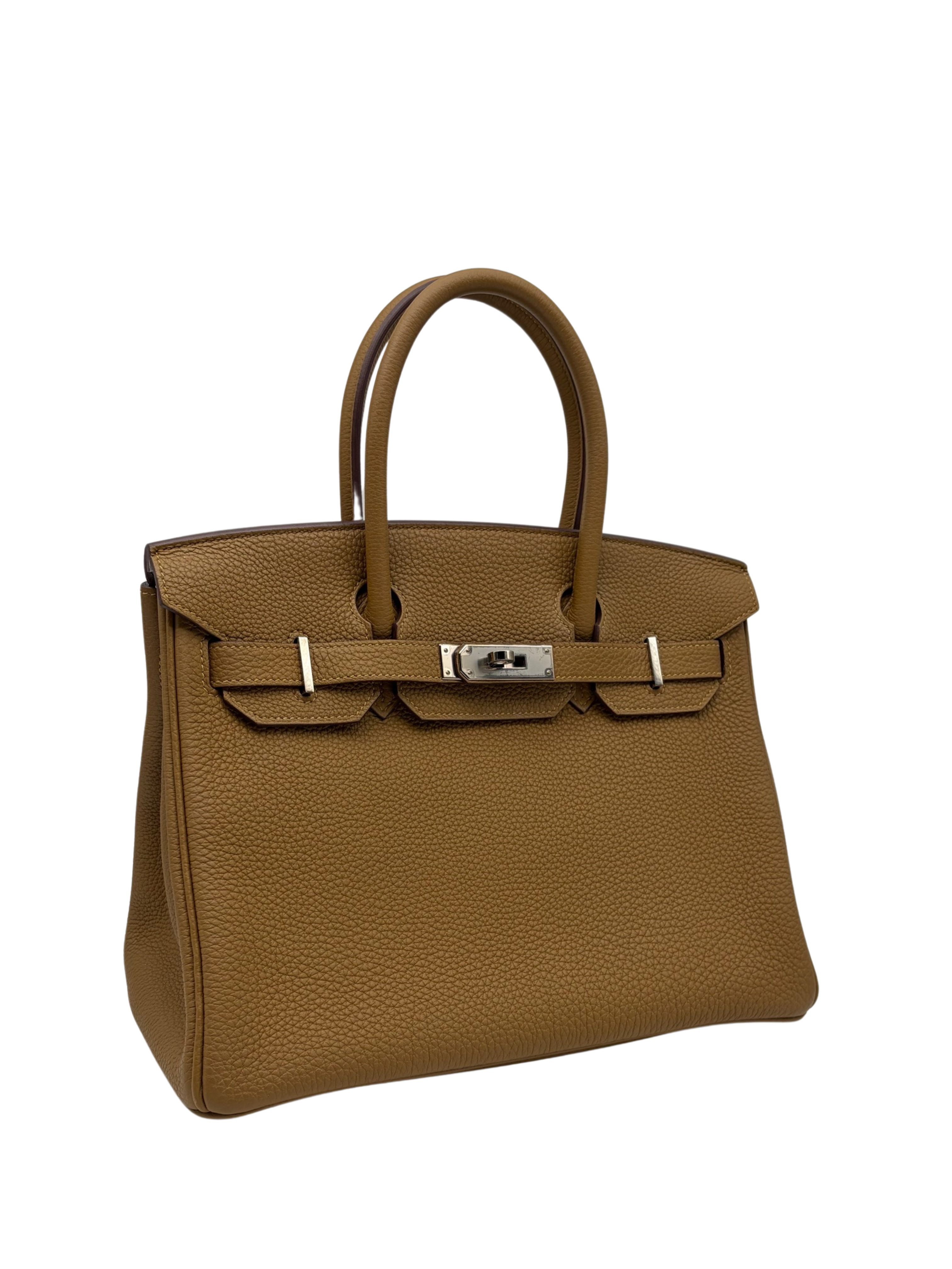 Hermès Birkin 30 Togo Bronce/Blue Palladium Hardware