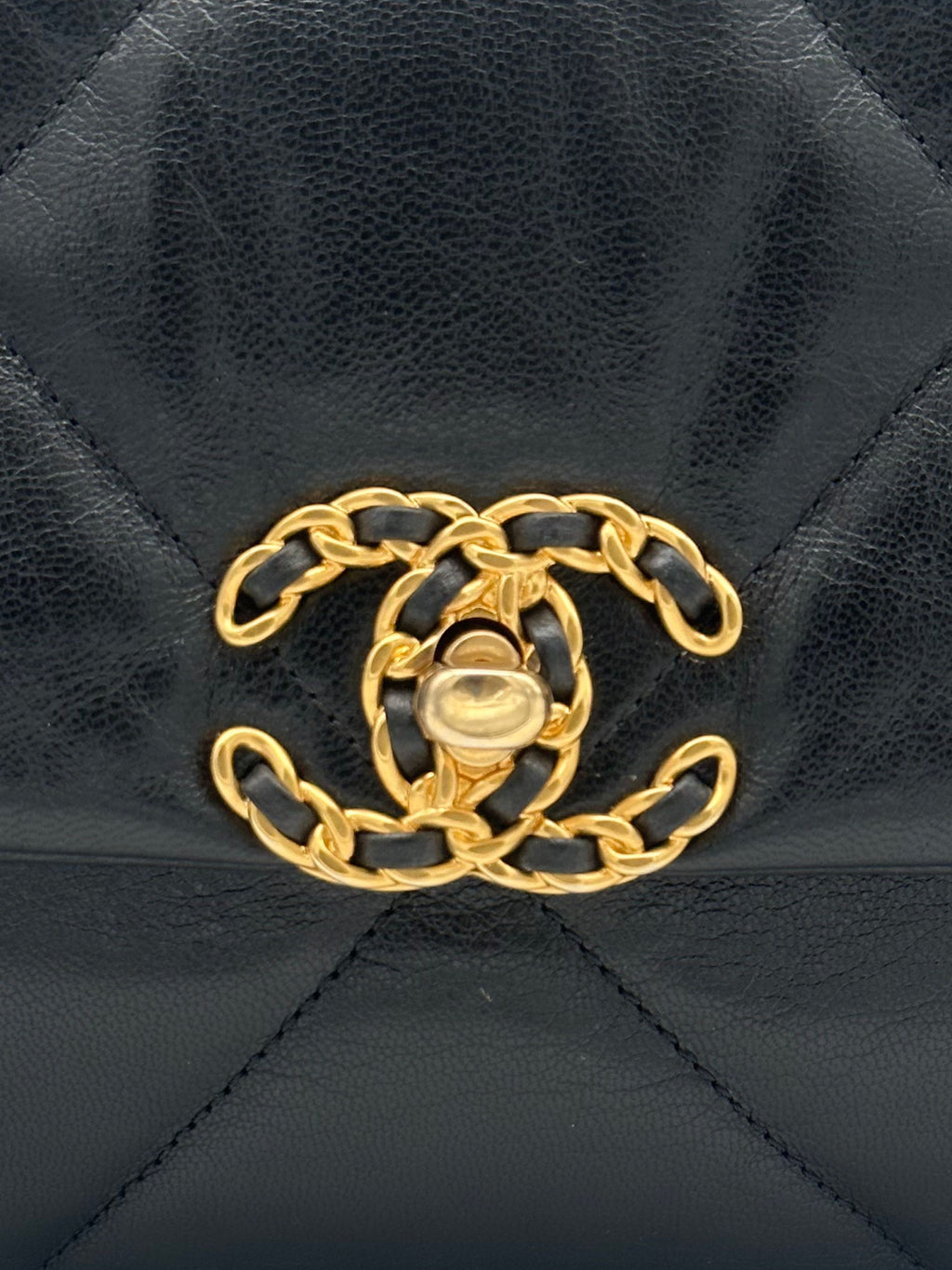 Chanel 19 Small Black Lambskin