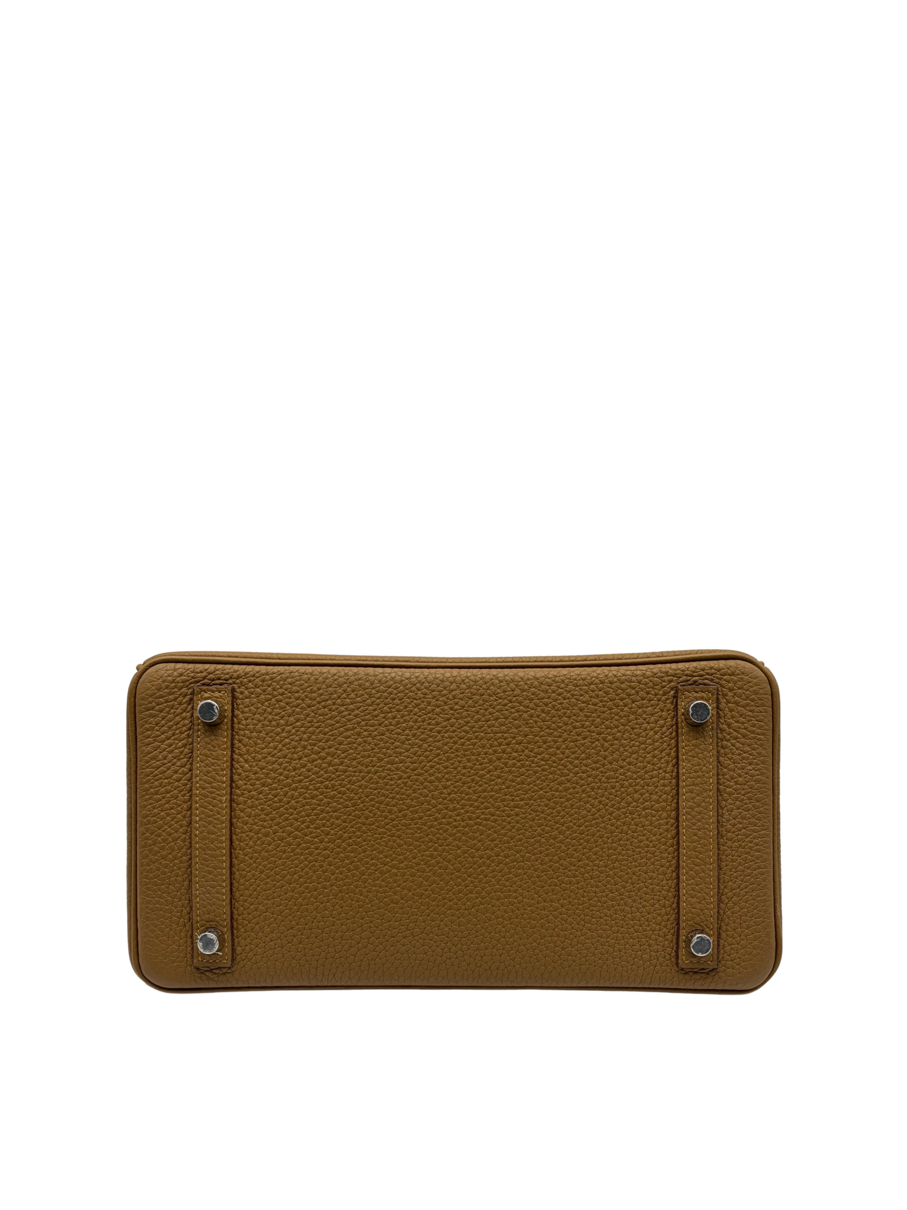 Hermès Birkin 30 Togo Bronce/Blue Palladium Hardware