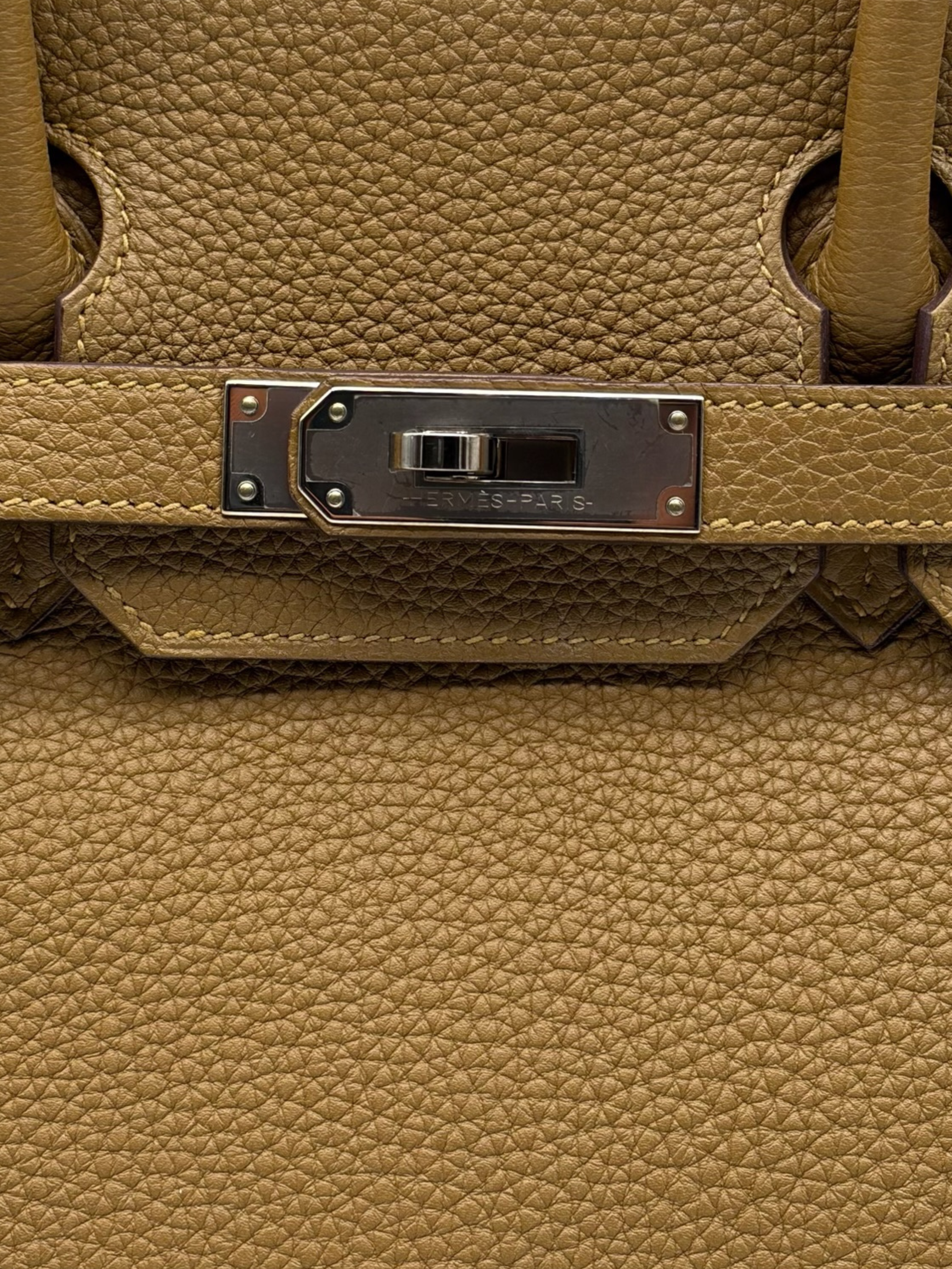 Hermès Birkin 30 Togo Bronce/Blue Palladium Hardware