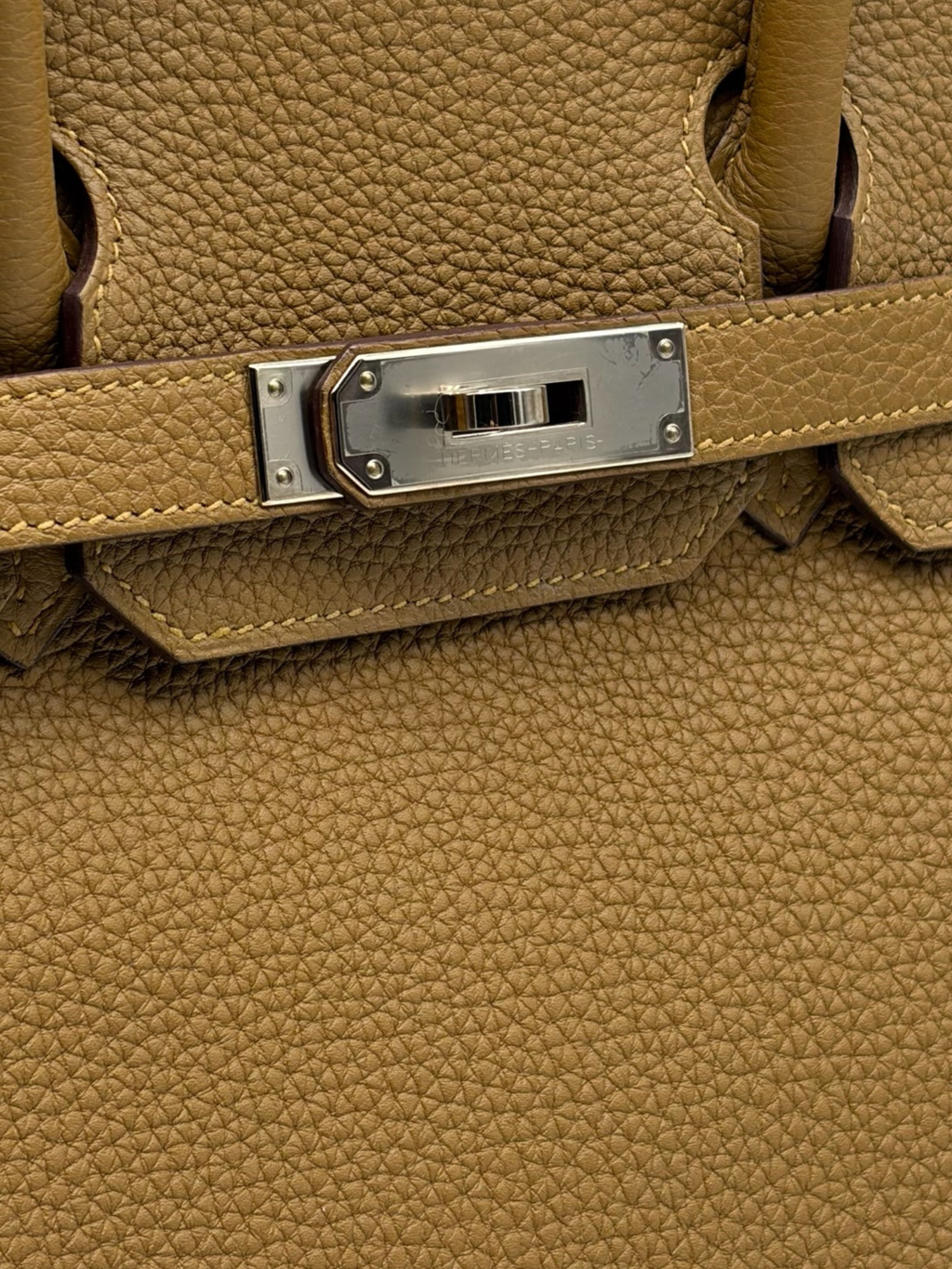 Hermès Birkin 30 Togo Bronce/Blue Palladium Hardware