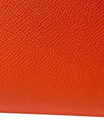 Hermès Kelly 28 Epsom Orange Gold Hardware