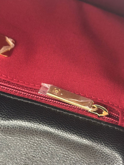 Chanel 19 Small Black Lambskin