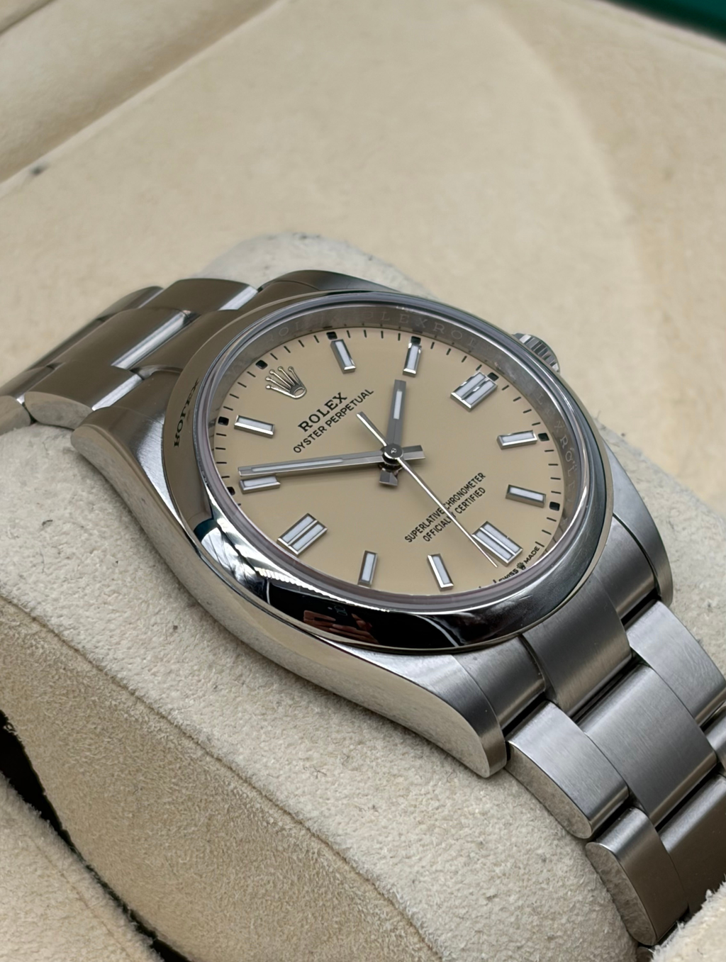 Rolex Oyster Perpetual 36mm Beige Dial