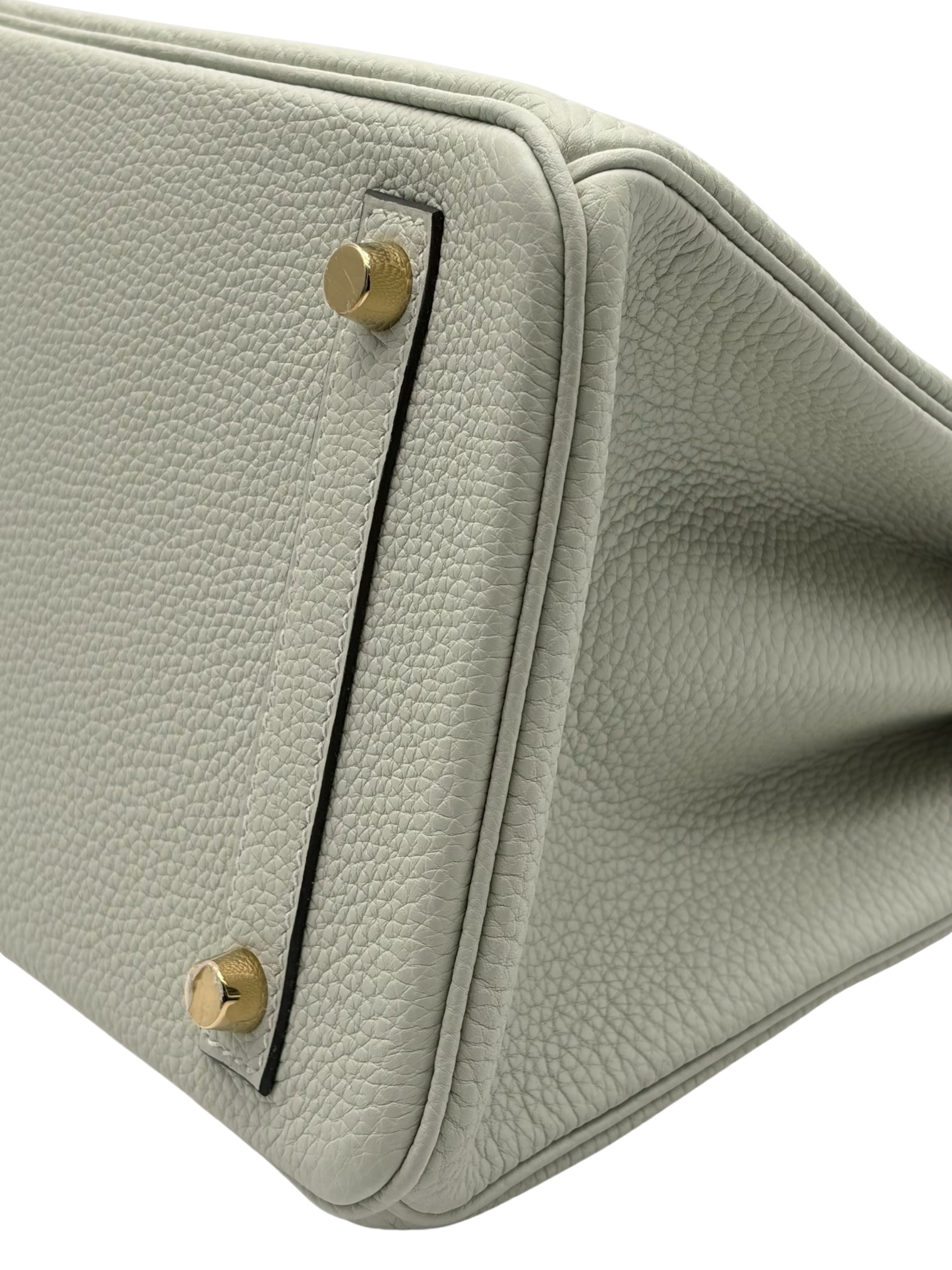 Hermès Birkin 30 Togo Gris Neve Gold Hardware