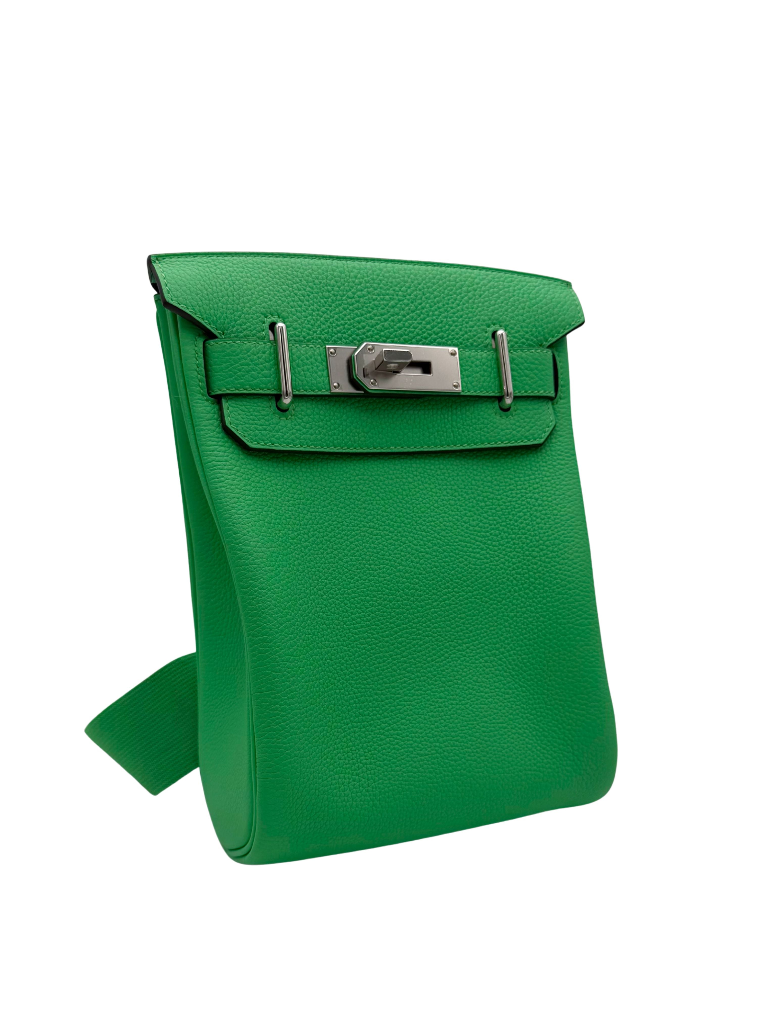 Hermès Hac A Dos PM Togo Vert Comics