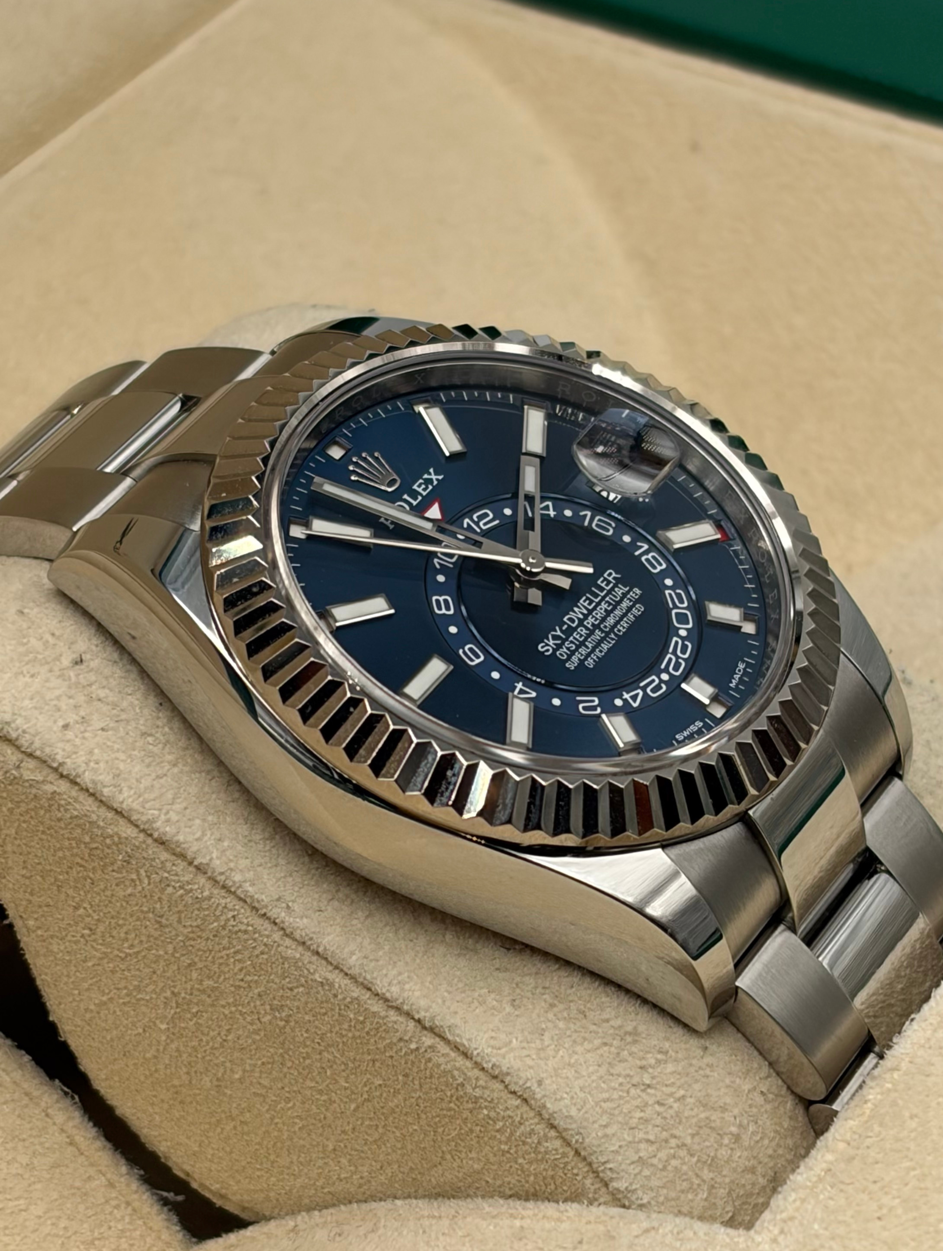 Rolex Sky Dweller Blue Dial Oyster