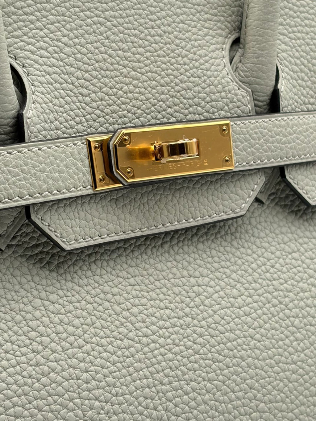 Hermès Birkin 30 Togo Gris Neve Gold Hardware