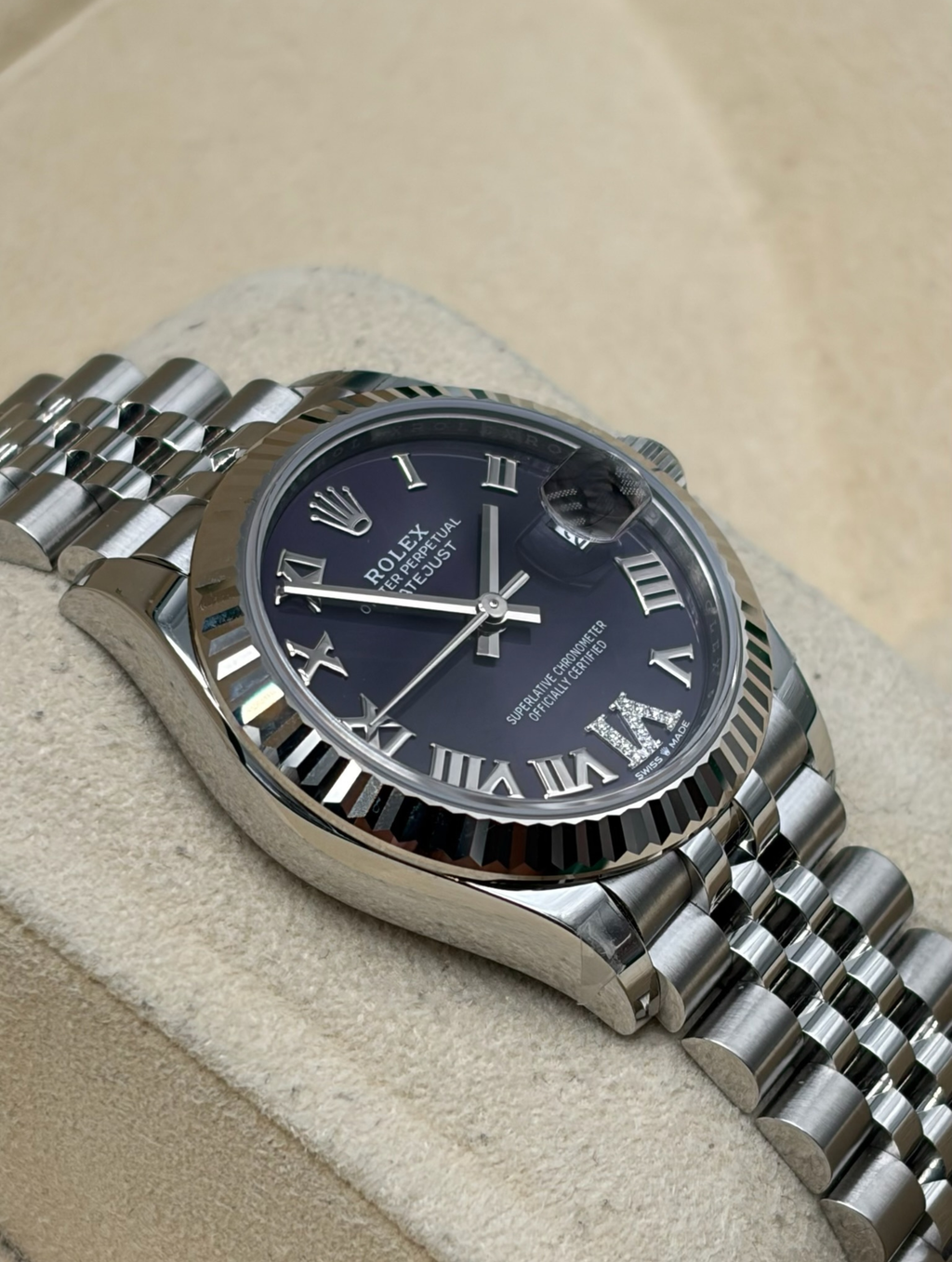Rolex Datejust 31mm Steel Purple Dial