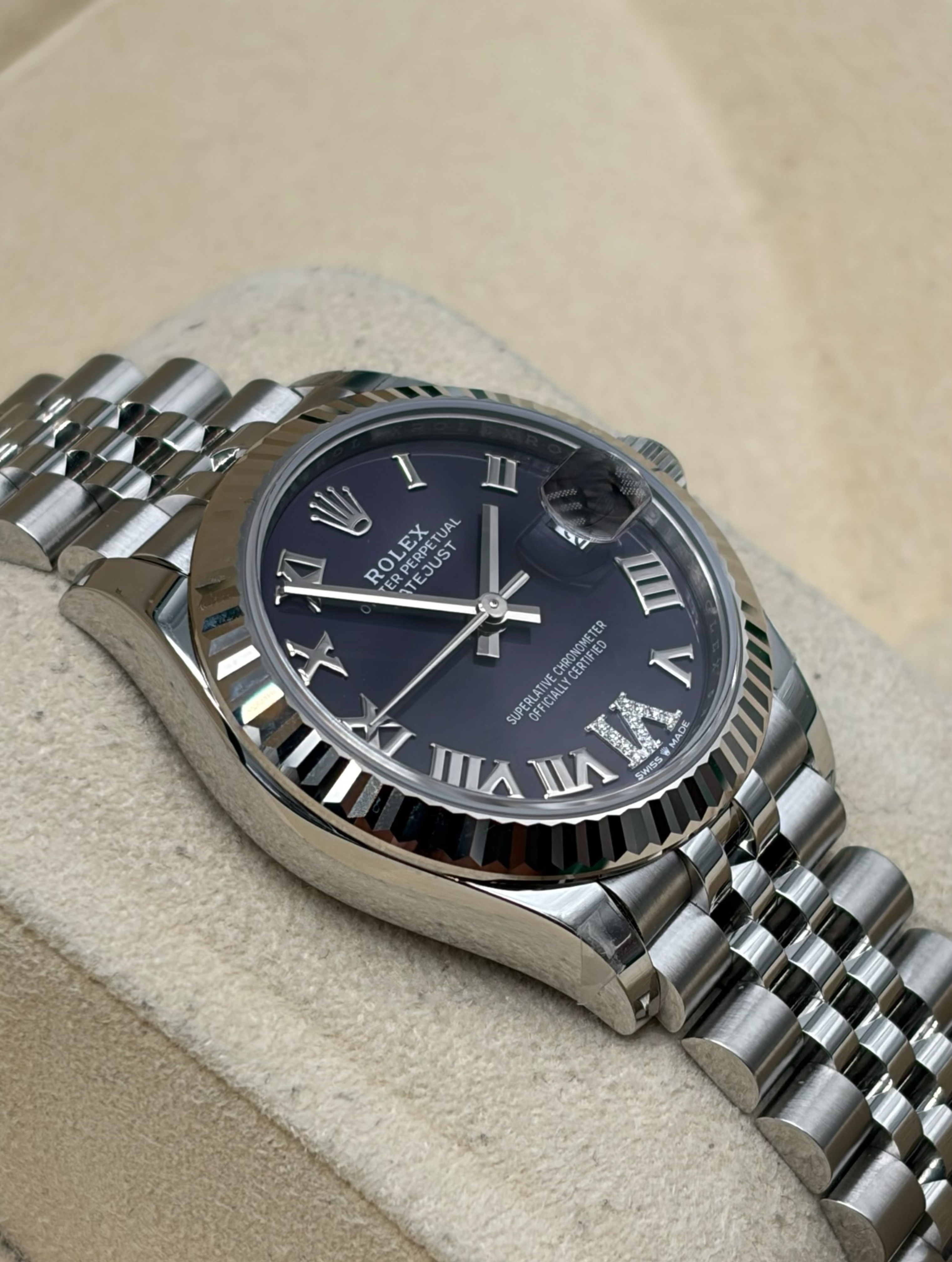 Rolex Datejust 31mm Steel Purple Dial