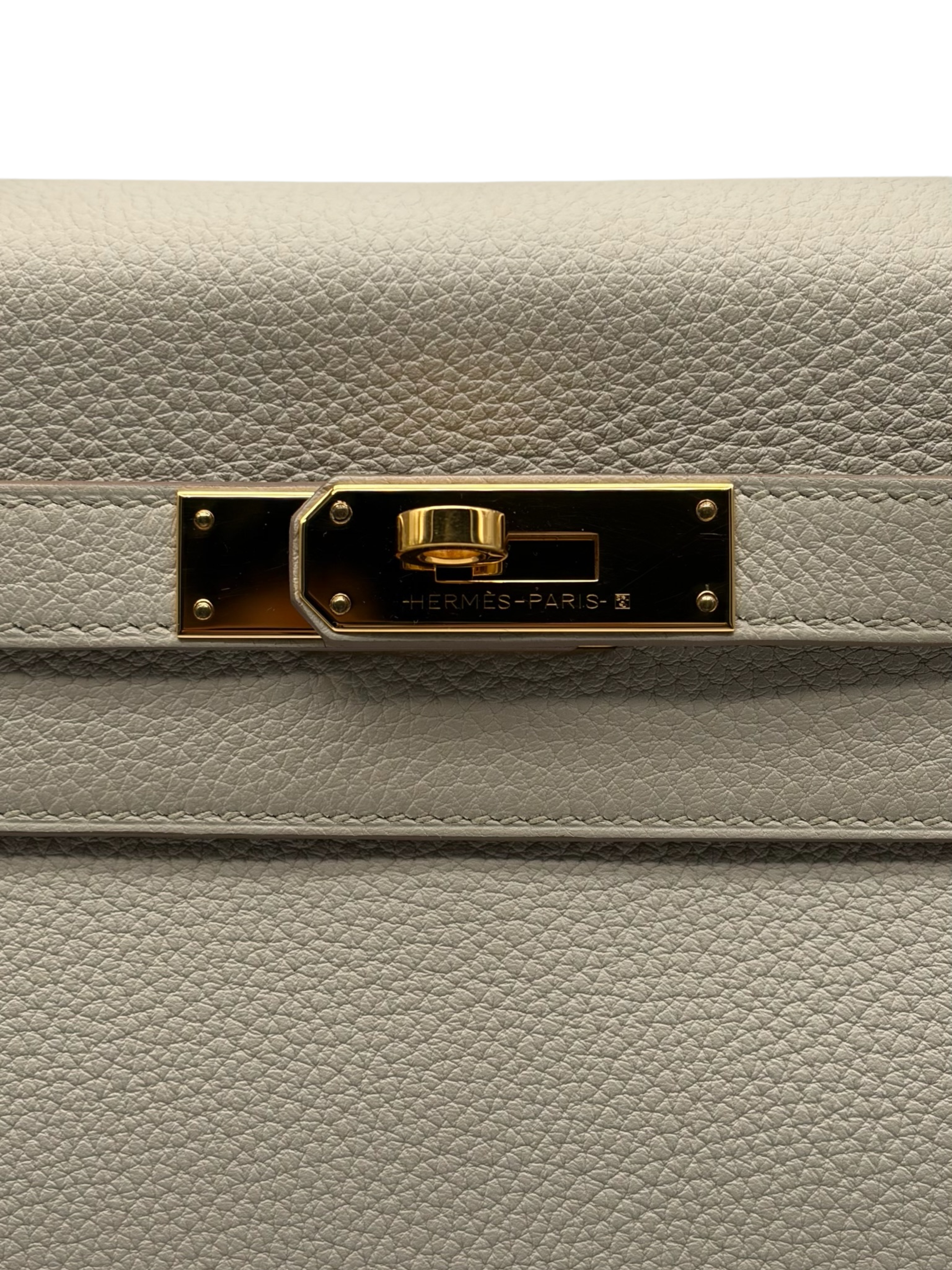 Hermès Kelly 28 Togo Beton Gold Hardware
