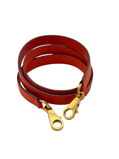 Hermès Kelly 28 Epsom Orange Gold Hardware