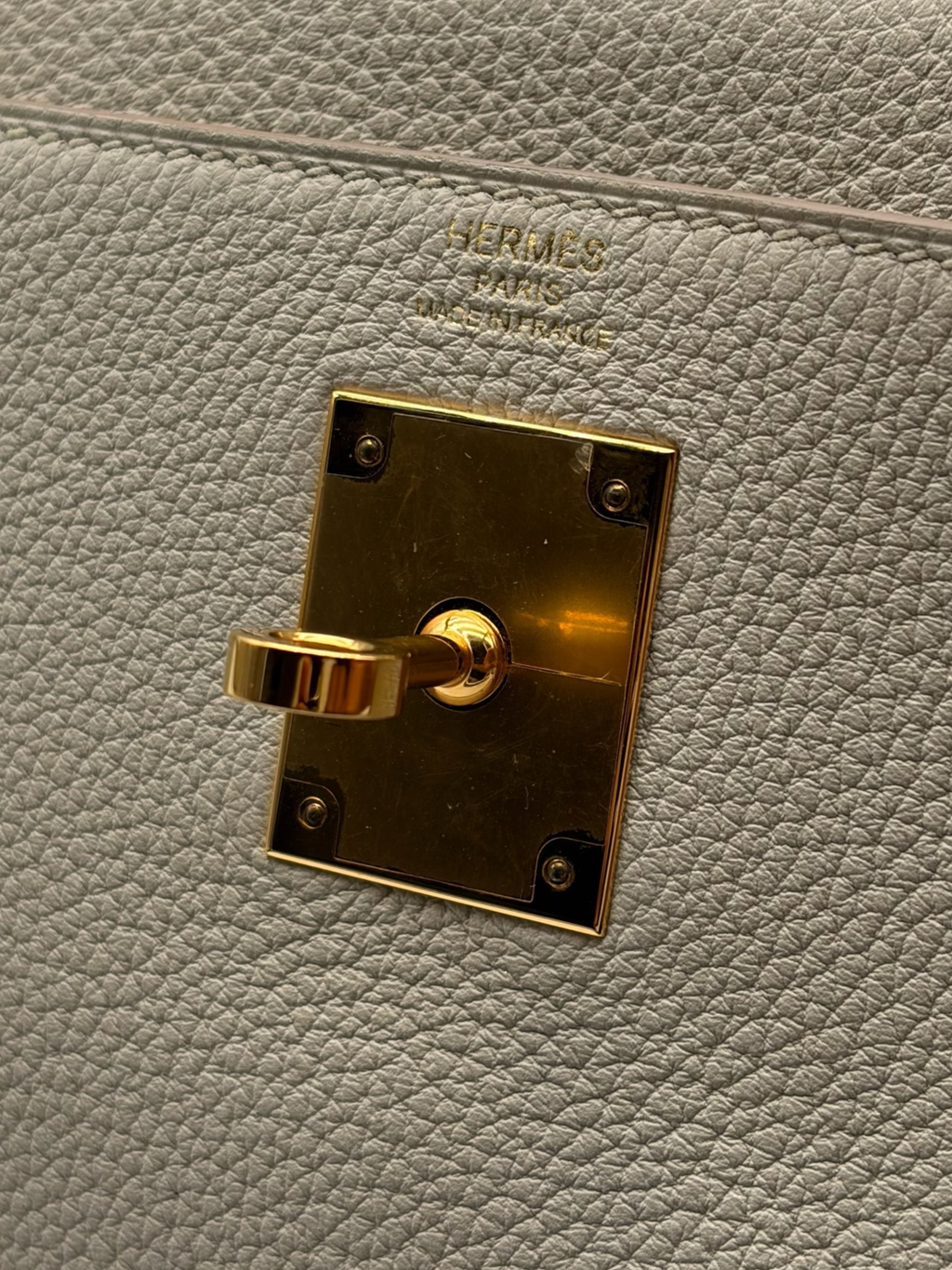 Hermès Kelly 28 Togo Beton Gold Hardware