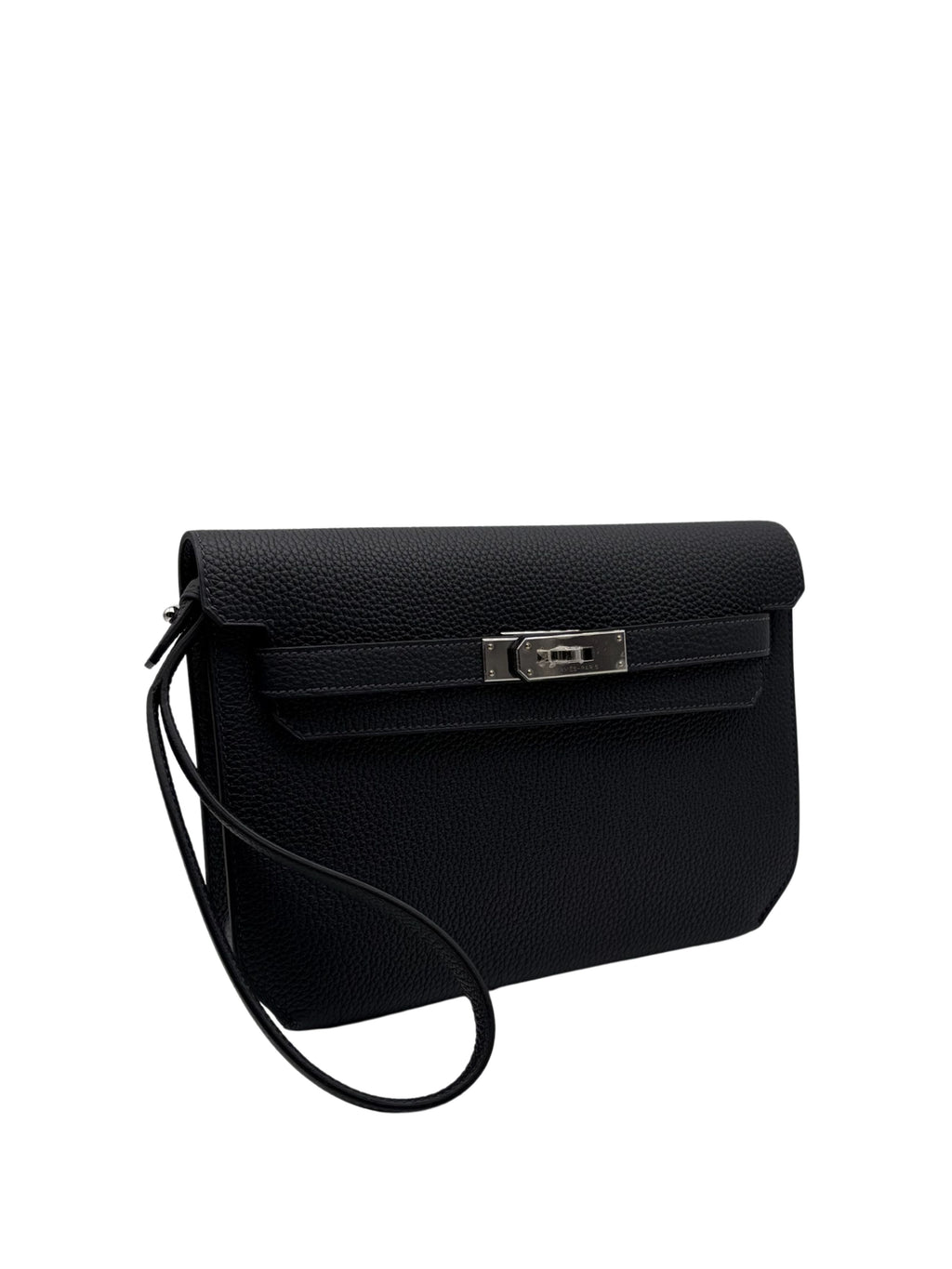 Hermès Kelly Dépêches 25 Togo Caban Palladium Hardware