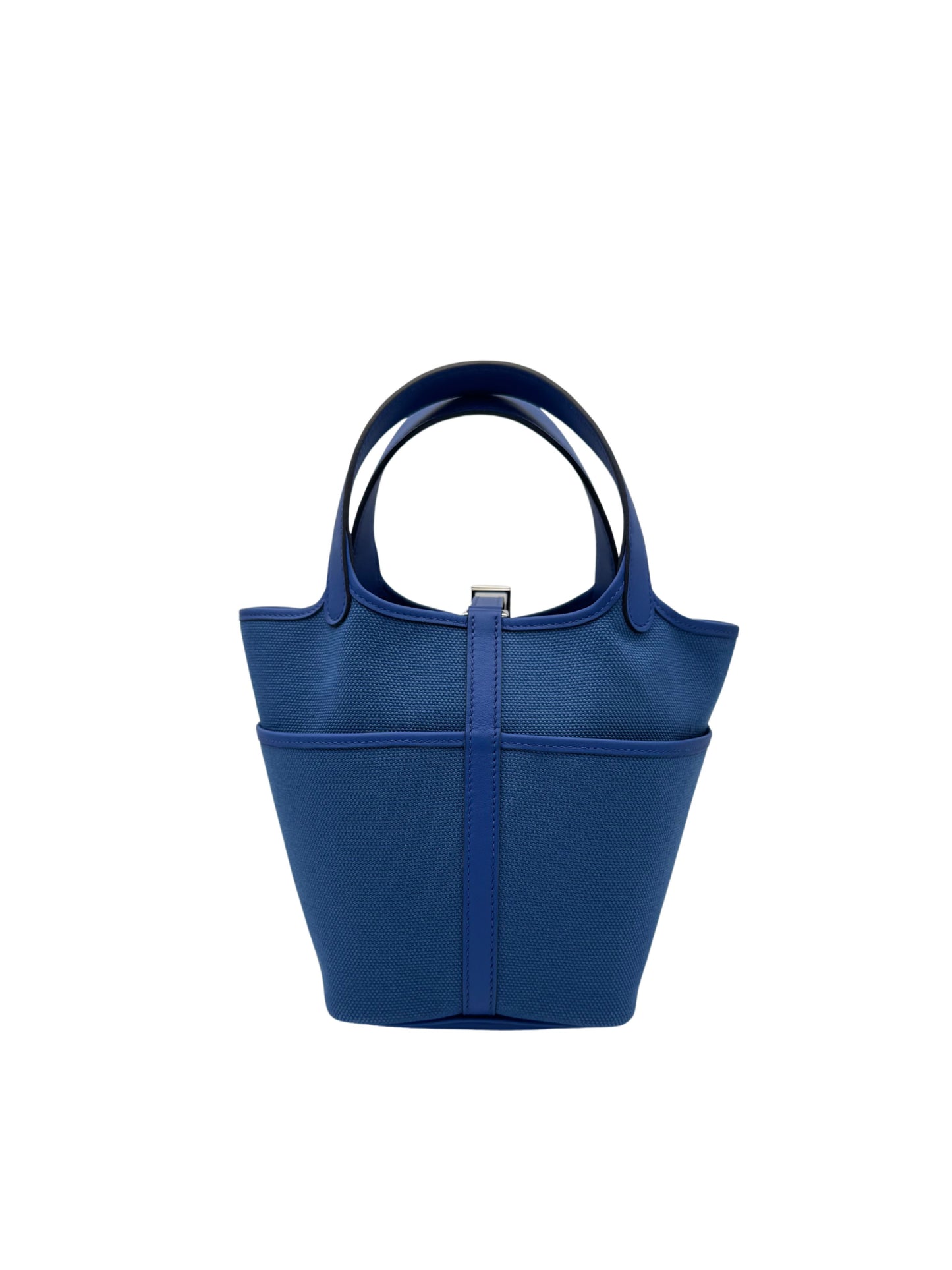 Hermès Picotin Cargo 18 Toile / Swift Blue Royal / Blue Egee