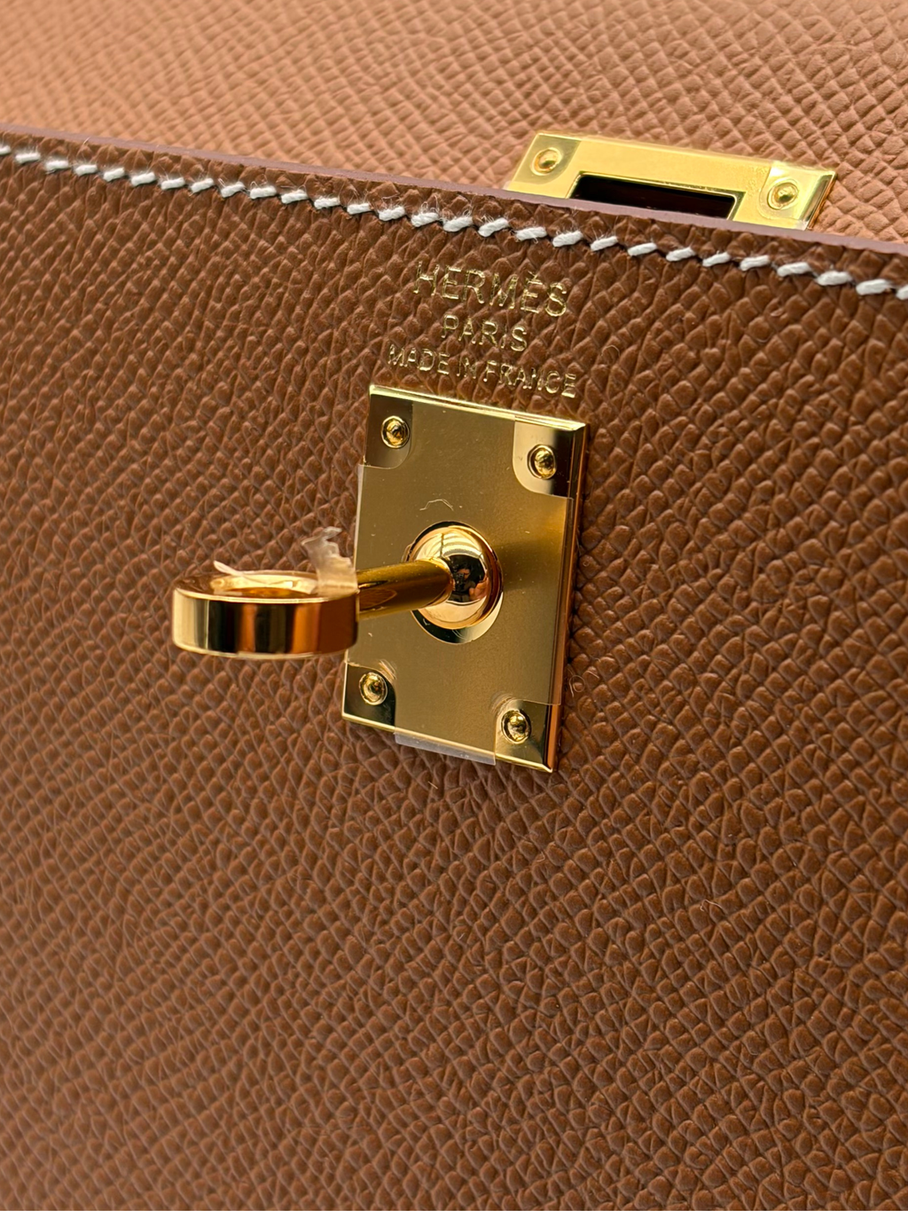 Hermès Kelly 25 Epsom Gold Gold Hardware