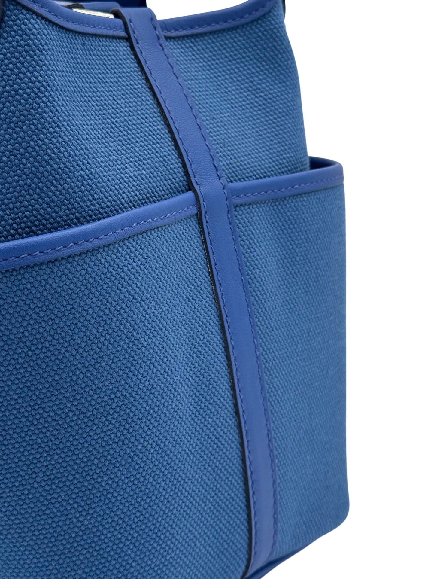 Hermès Picotin Cargo 18 Toile / Swift Blue Royal / Blue Egee