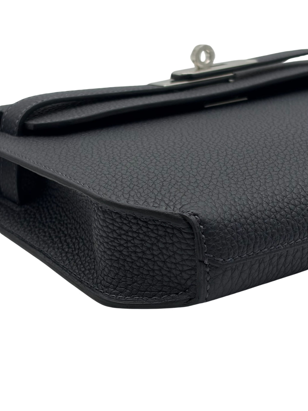 Hermès Kelly Dépêches 25 Togo Caban Palladium Hardware