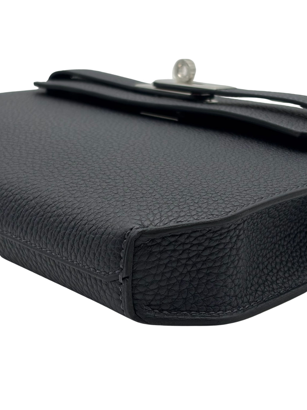 Hermès Kelly Dépêches 25 Togo Caban Palladium Hardware