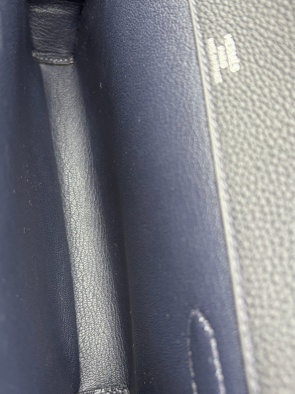 Hermès Kelly Dépêches 25 Togo Caban Palladium Hardware
